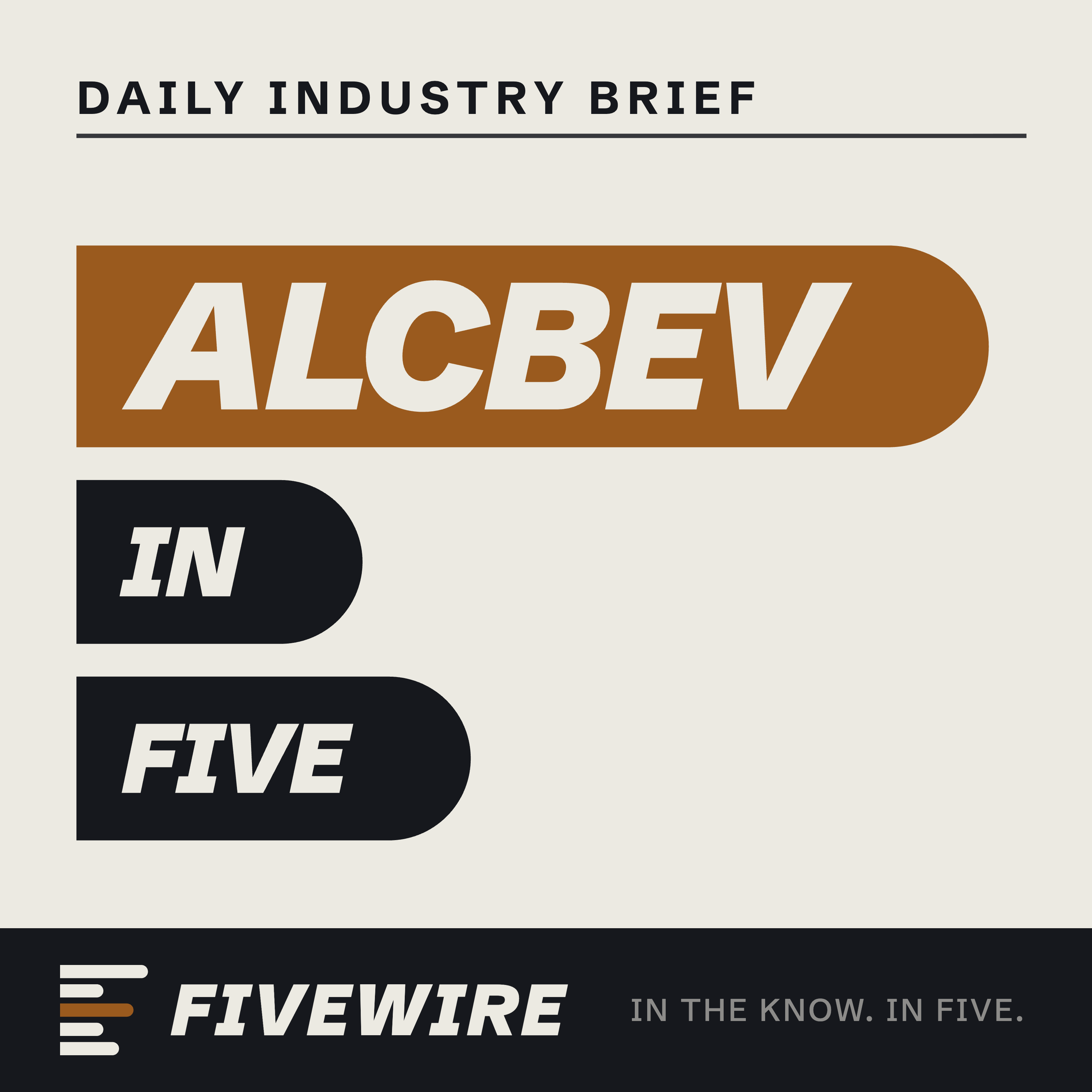 AlcBev in Five podcast artwork