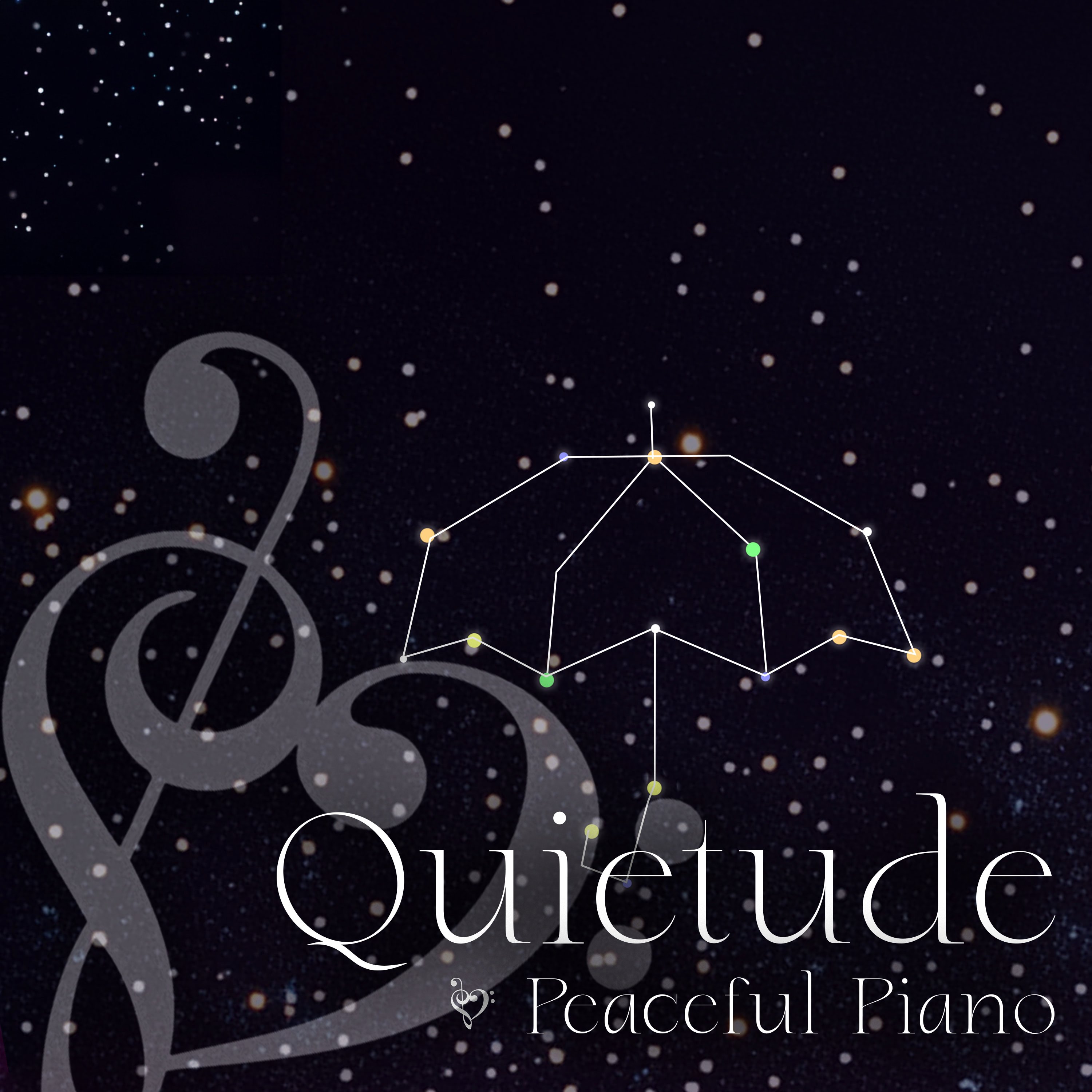 Quietude Peaceful Piano with Gentle Rain - 4 Hours - "Under the Stars" episode artwork