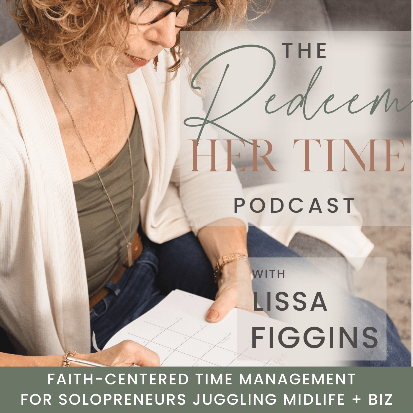 Artwork for REDEEM Her Time | Time Management Tips, Christian Solopreneur, Work-Life Balance, Productivity Planning, Time Blocking,  Midlife Women Over 40 