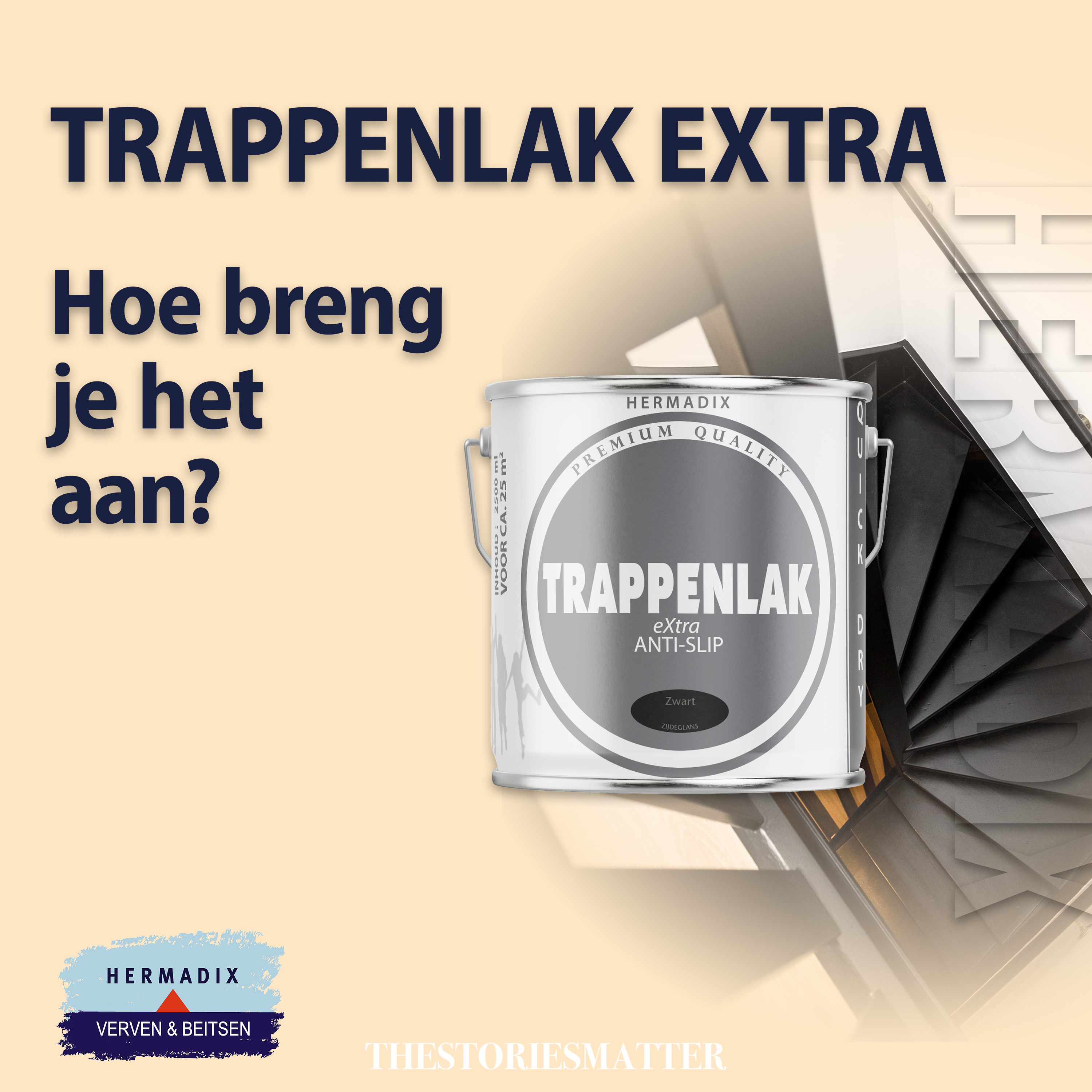 Aanbrengen - Trappenlak Extra Anti Slip