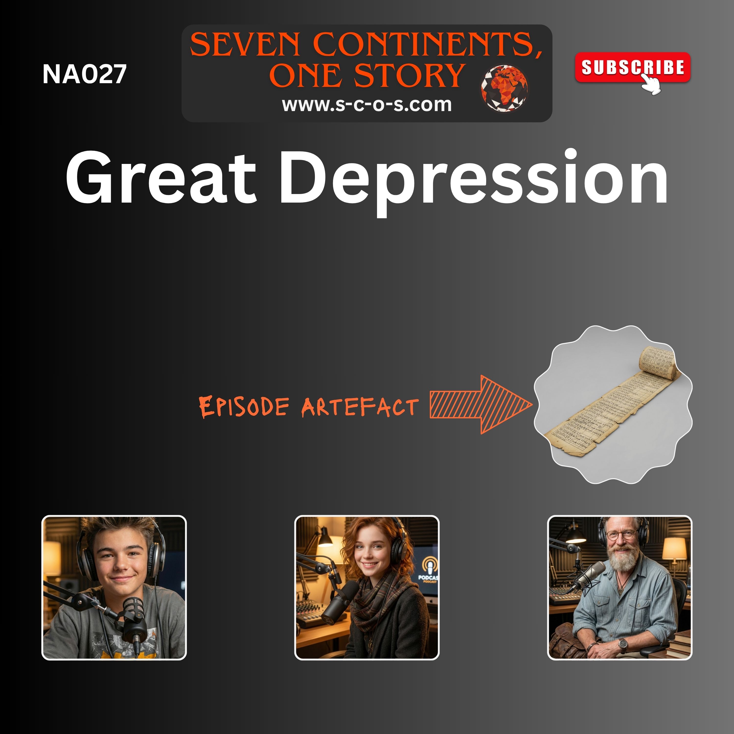 NA027 - Great Depression - When the American Dream Collapsed Into Dust episode artwork