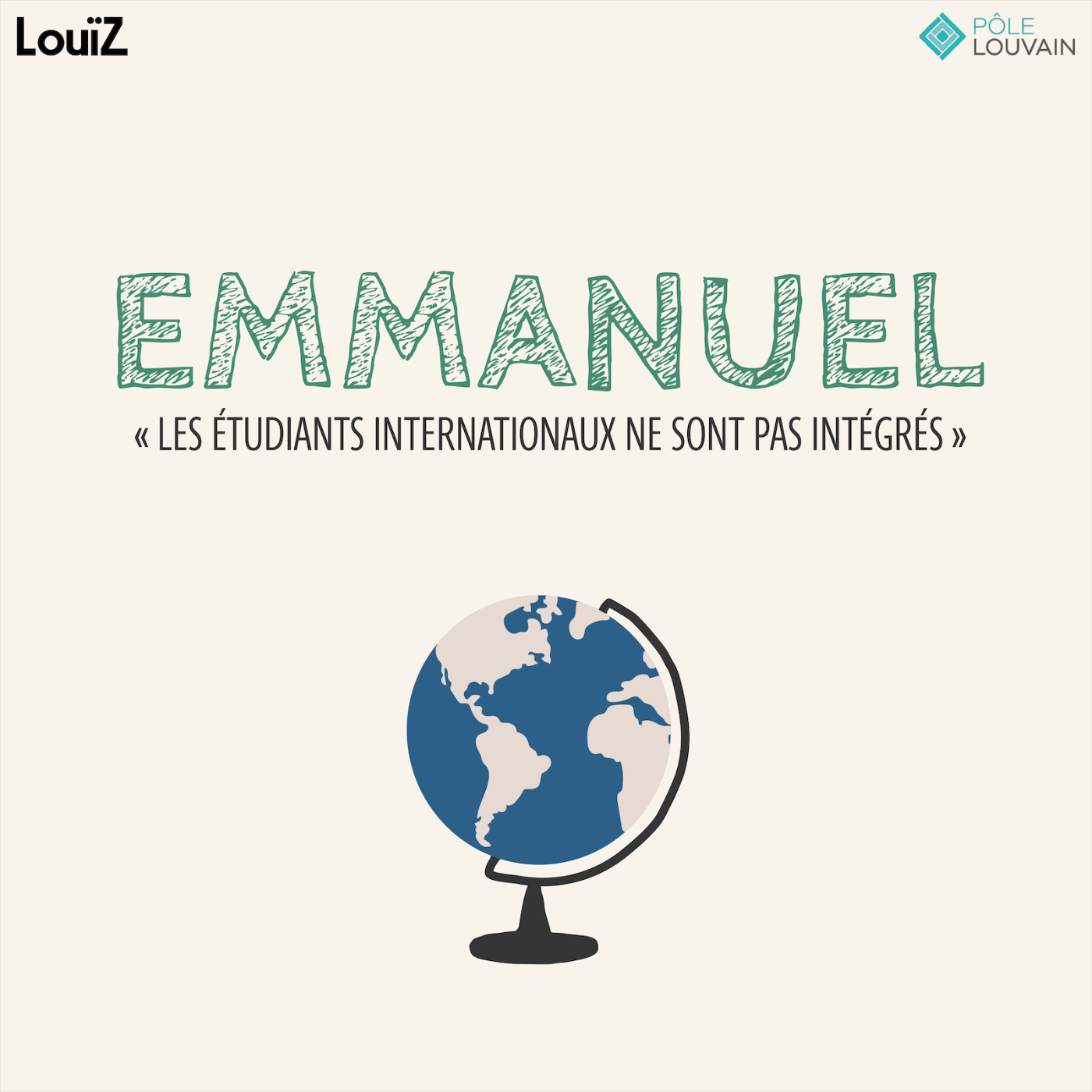 Emmanuel: "les étudiants internationaux ne sont pas suffisamment intégrés" episode artwork