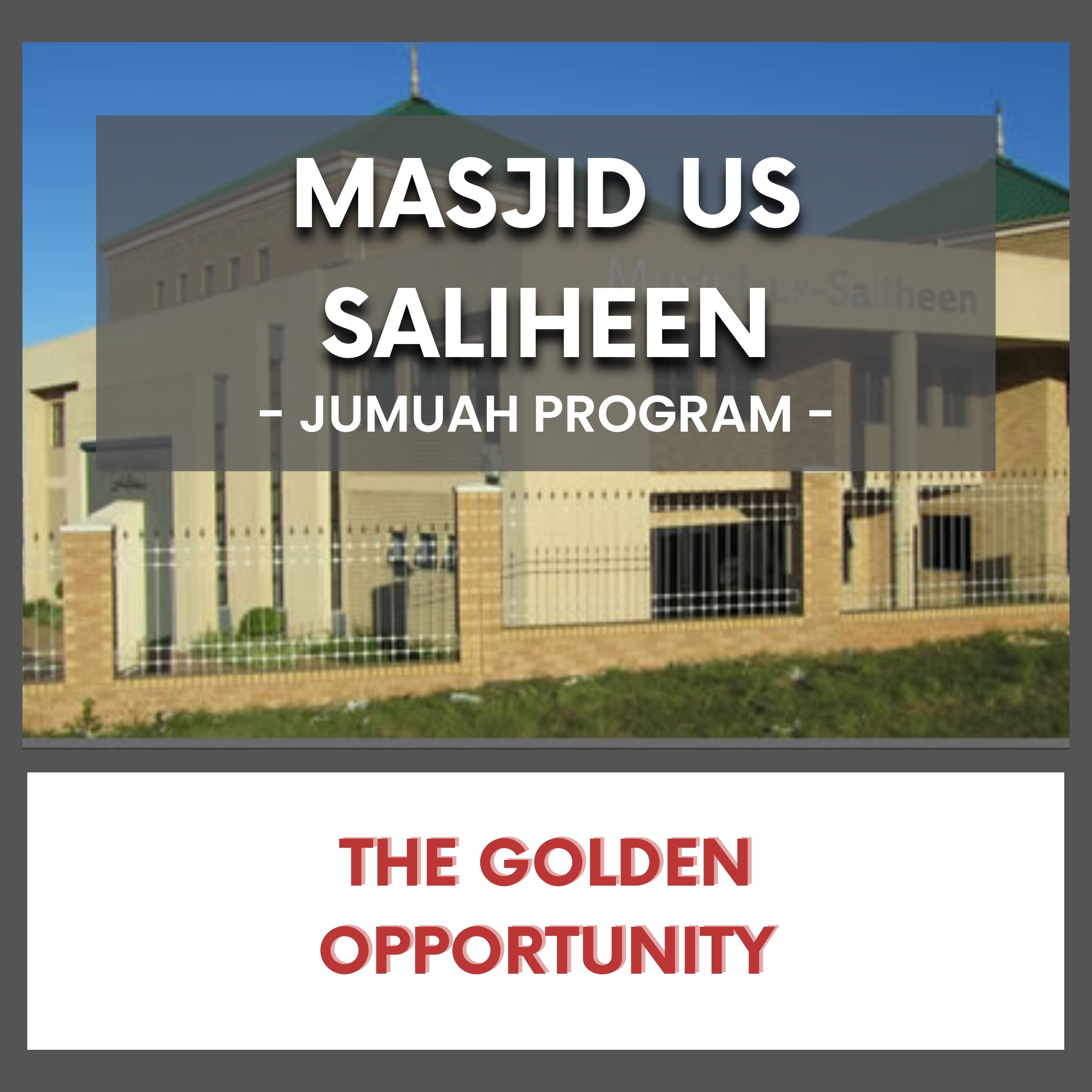 The Golden Opportunity