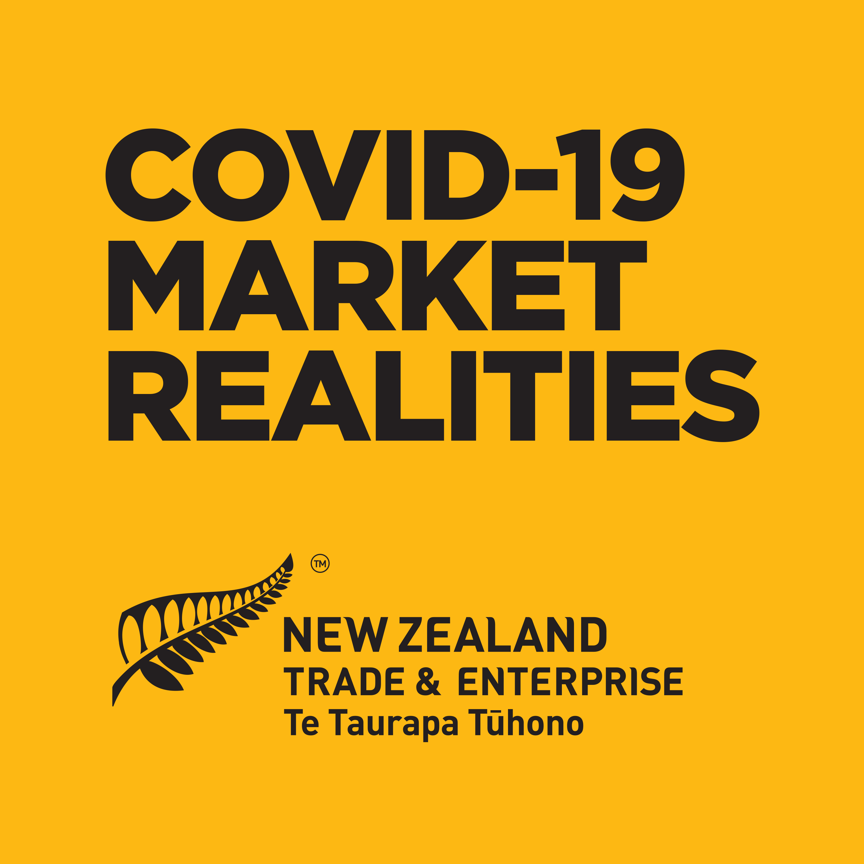 Artwork for NZTE COVID-19 Market Realities
