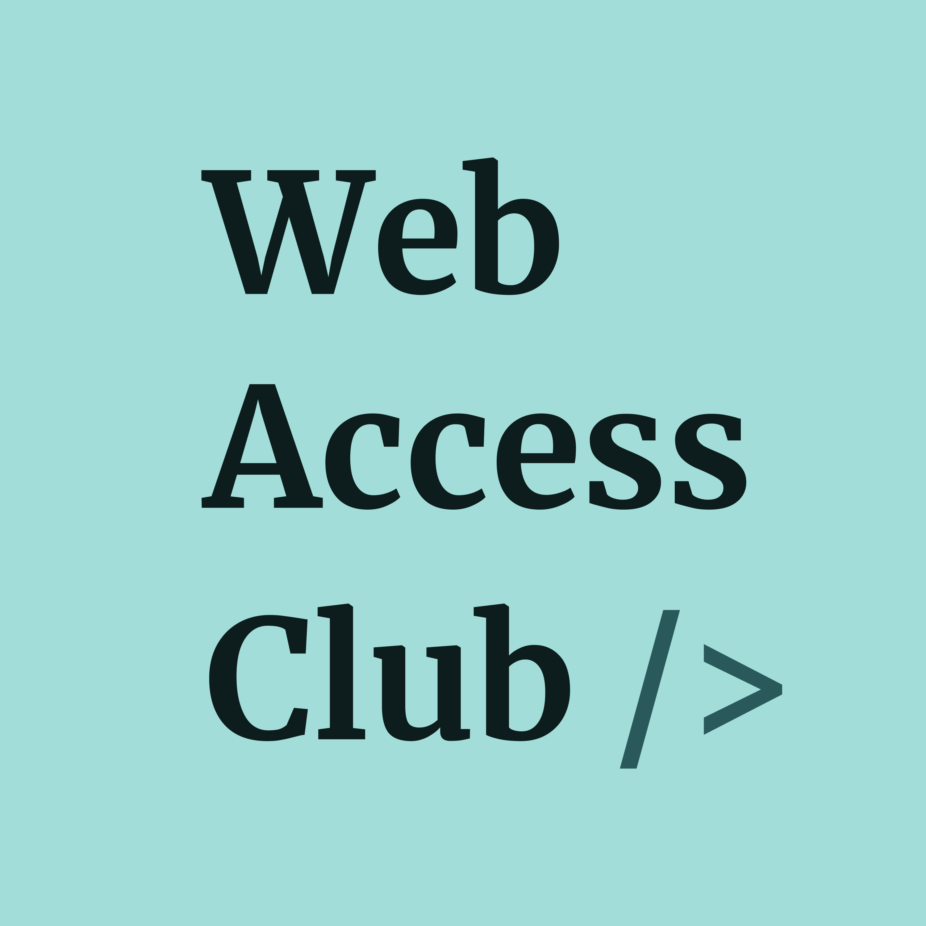 Welcome to Web Access Club!