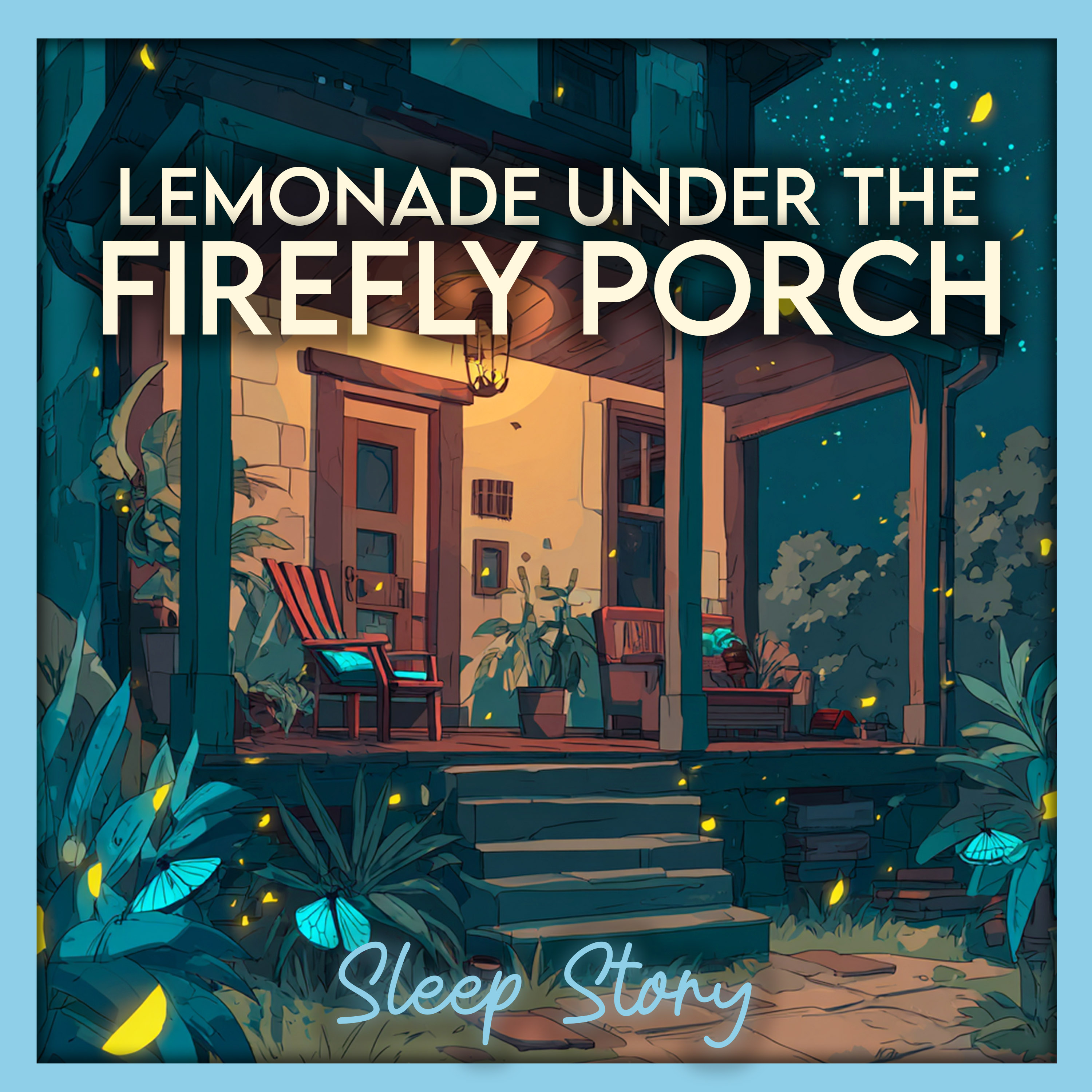 The Porch of Fireflies and Lemonade | Cozy Summer Sleep Story for Adults to Fall Asleep Fast