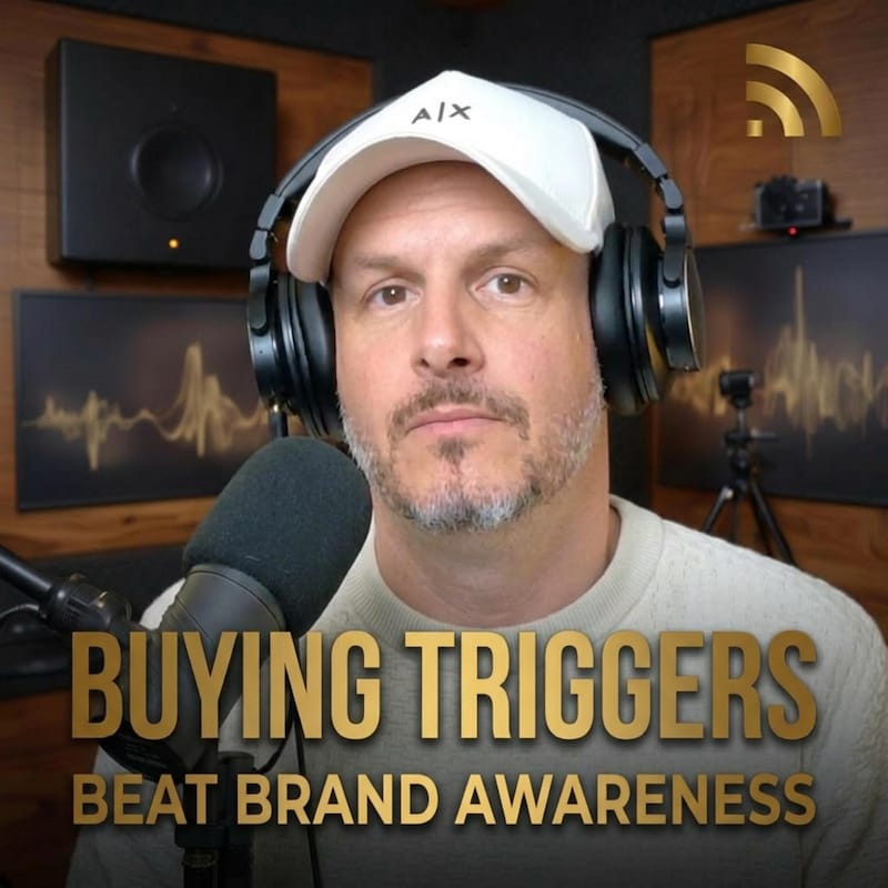 Artwork for podcast B2B Podcasting Insights - founder and business podcast strategies guiding you from listeners to leads