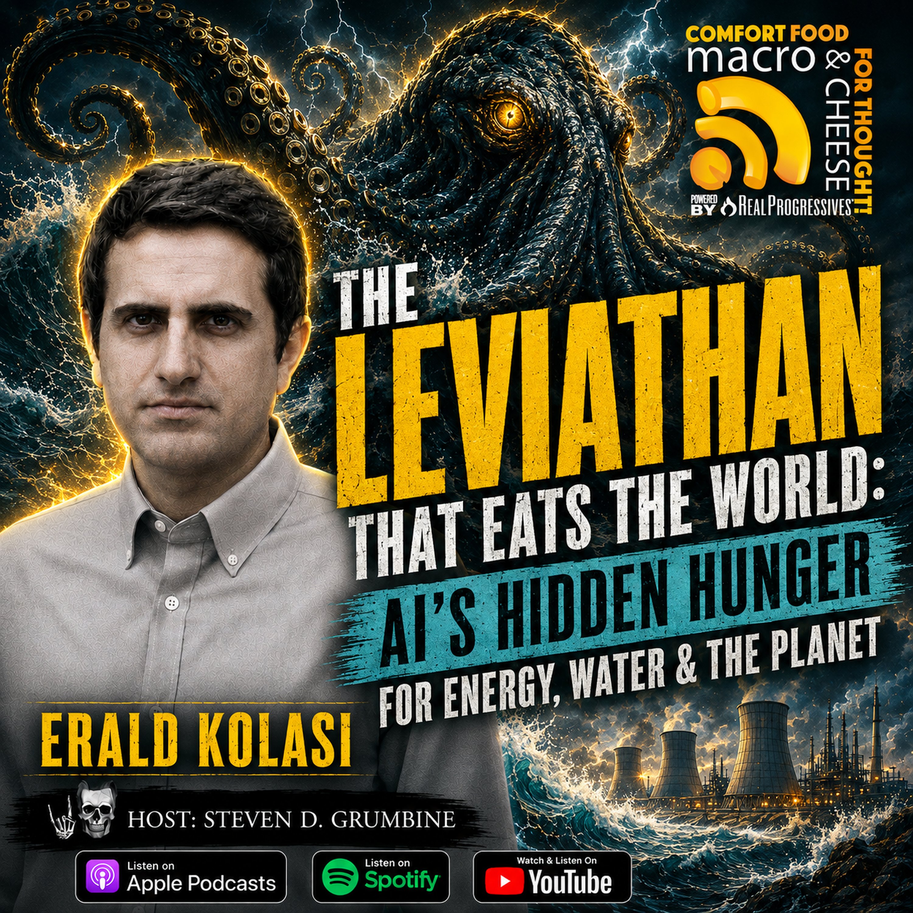 Ep 394 - The Leviathan that Eats the World: AI's Hidden Hunger for Energy, Water & the Planet with Erald Kolasi episode artwork