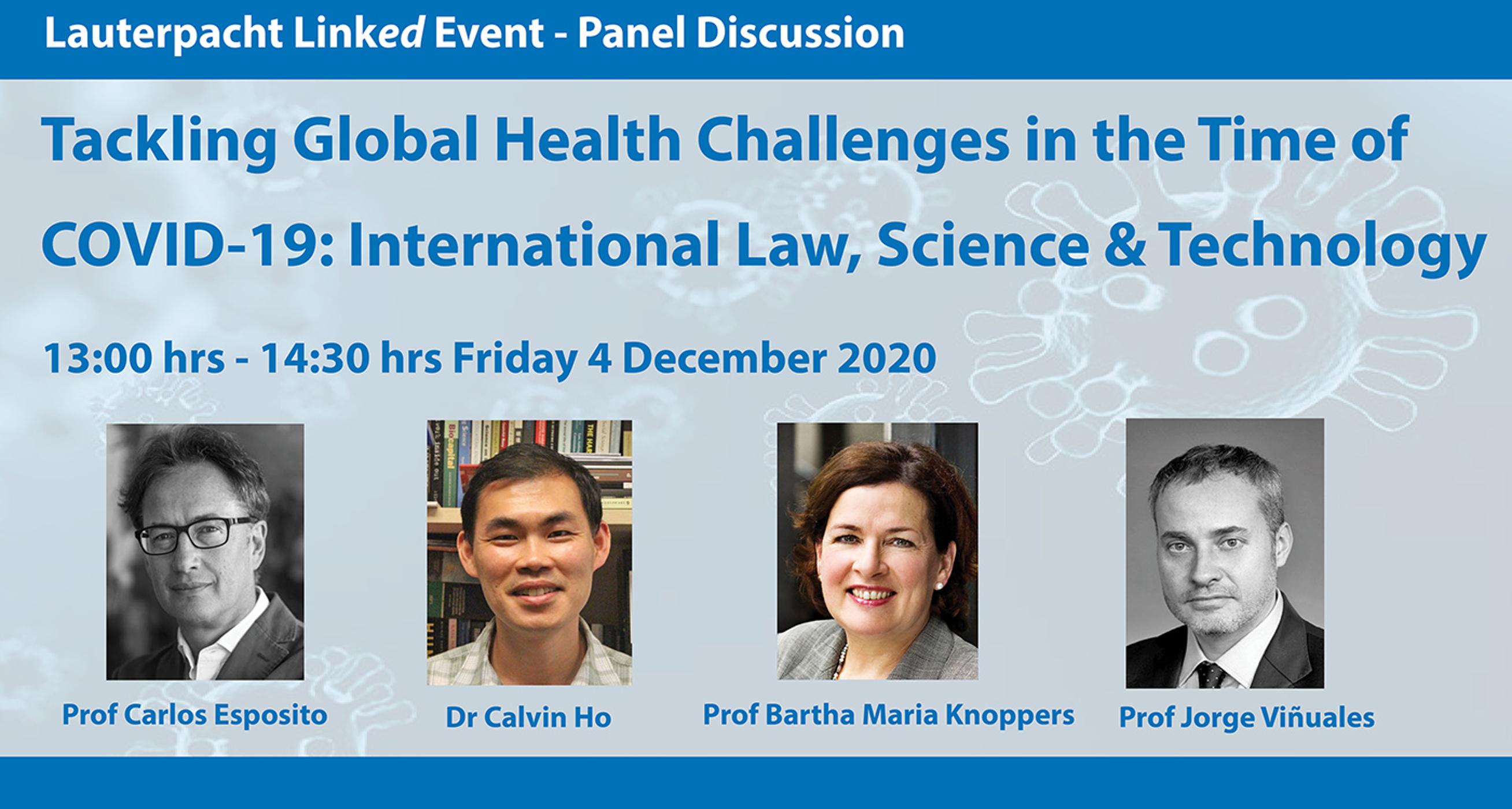 LCIL Online Discussion Panel: 'International Law, Science and Technology in the Time of COVID-19' episode artwork