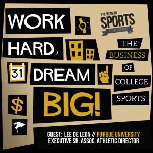 Artwork for podcast The Work in Sports Podcast - Insider Advice for Sports Careers
