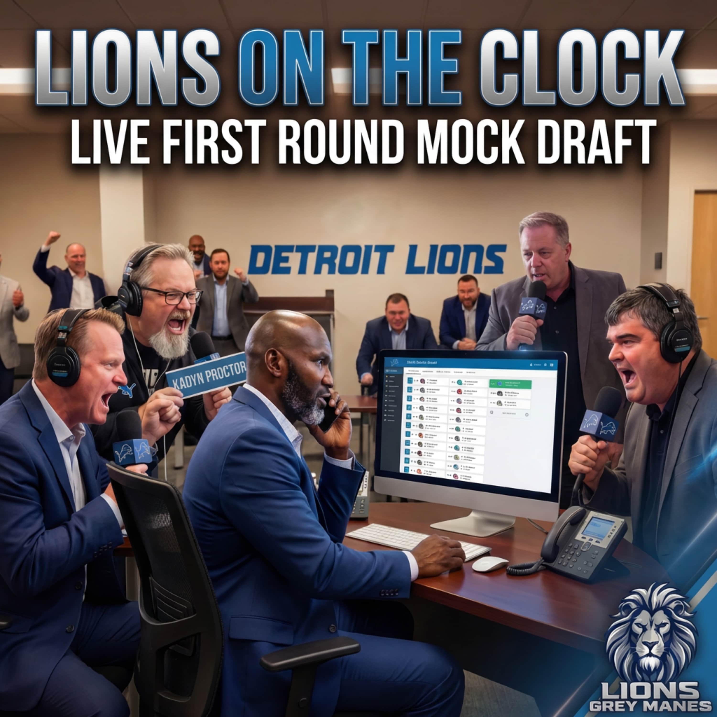 Lions Grey Manes