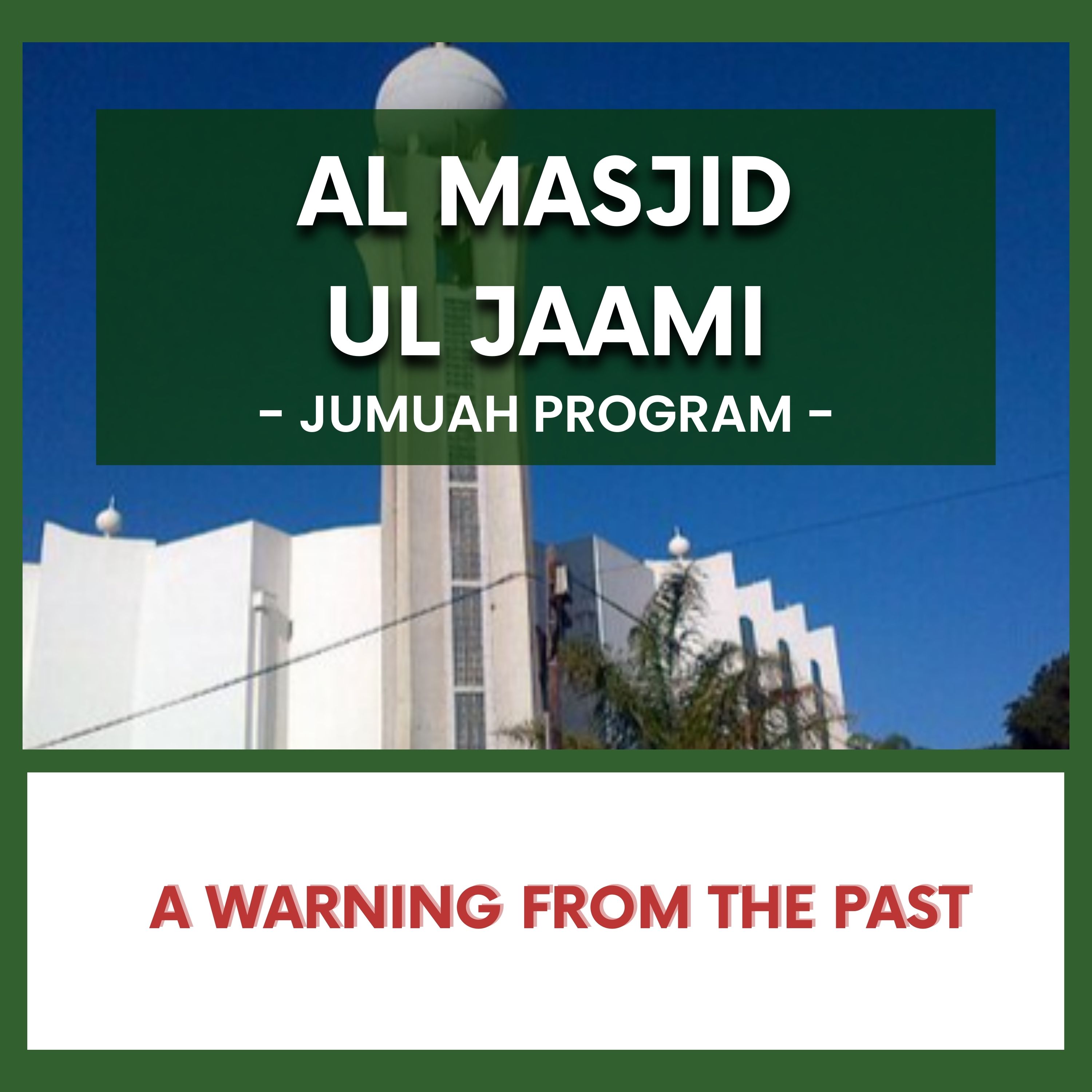 A Warning from the Past