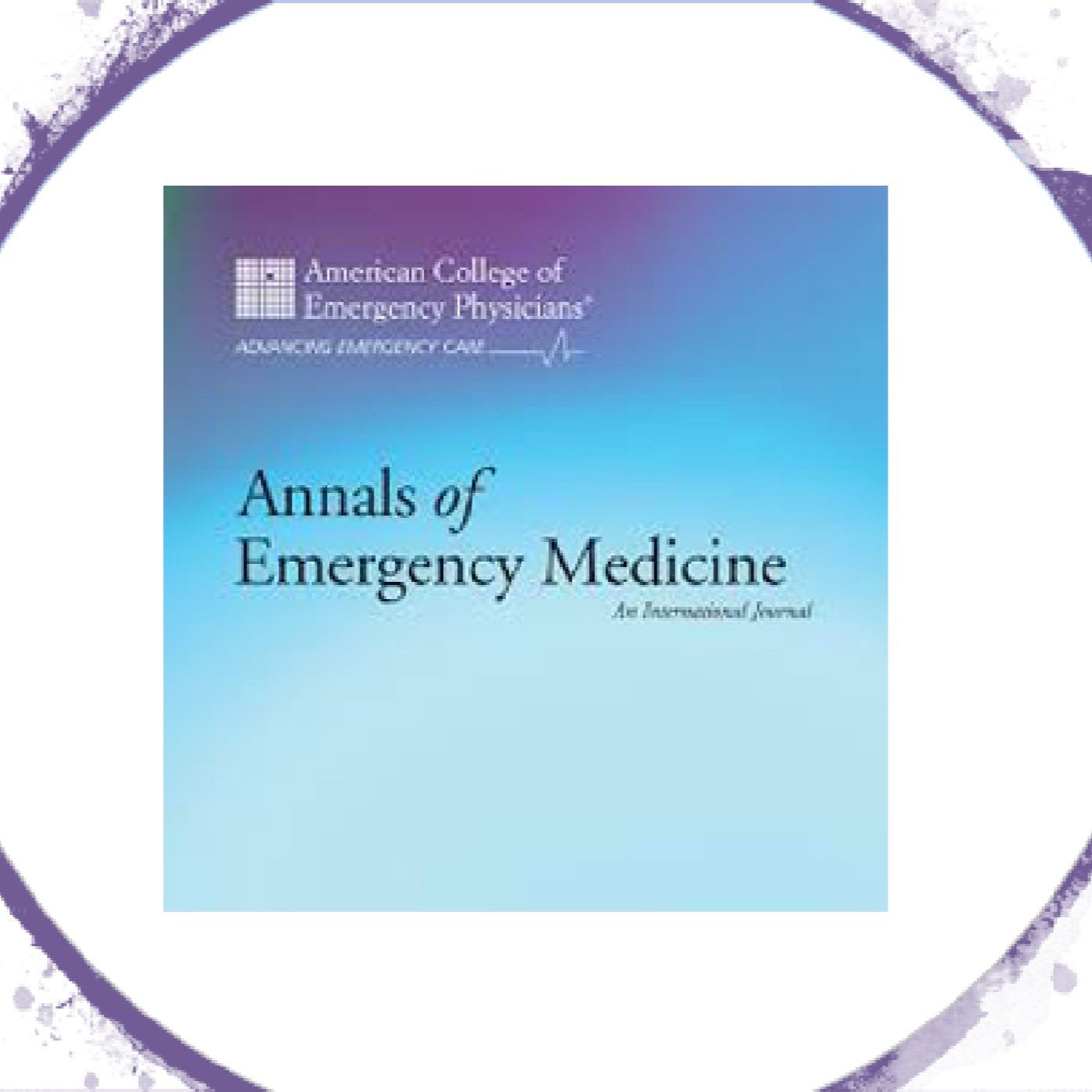 Artwork for Annals of Emergency Medicine