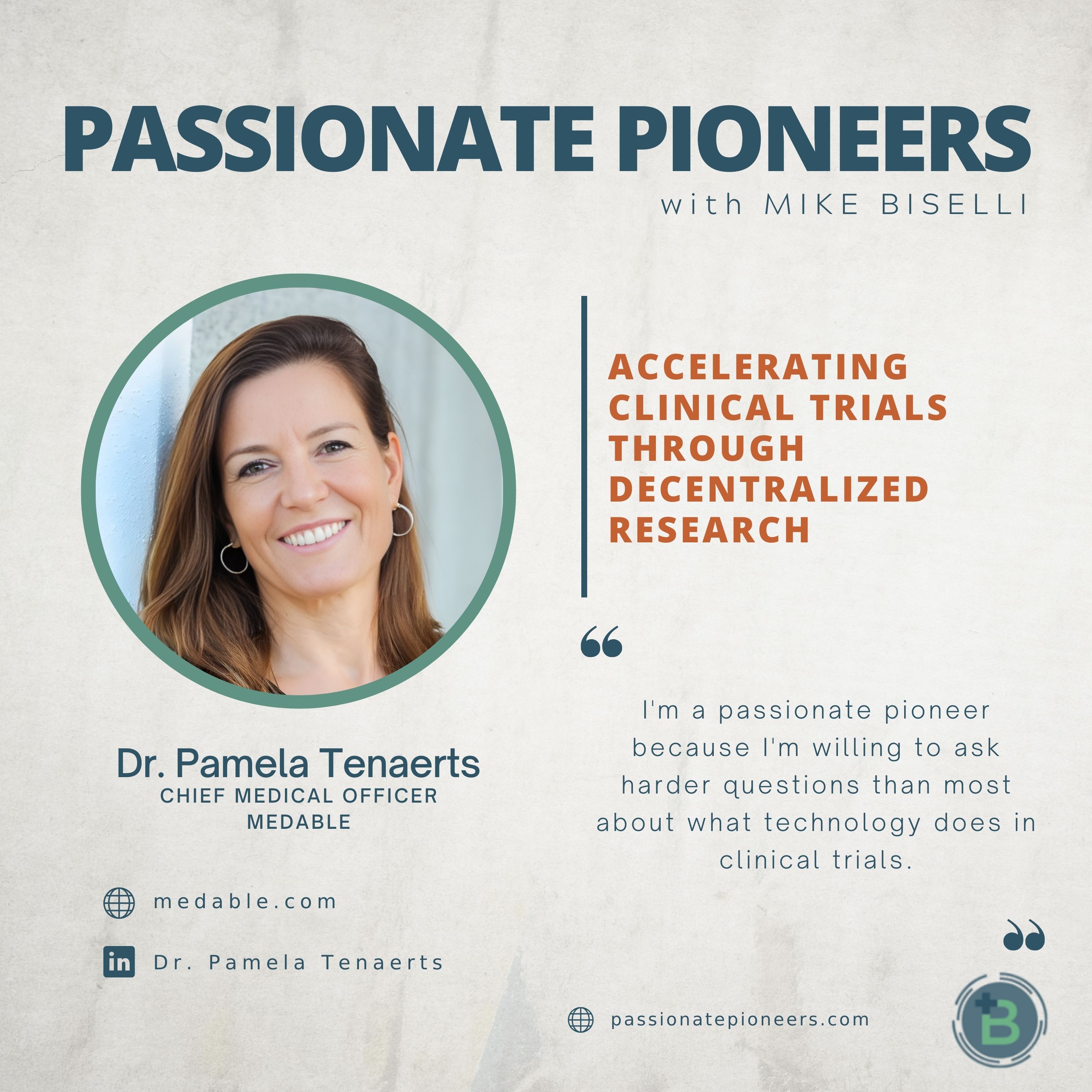 Accelerating Clinical Trials Through Decentralized Research with Dr. Pamela Tenaerts