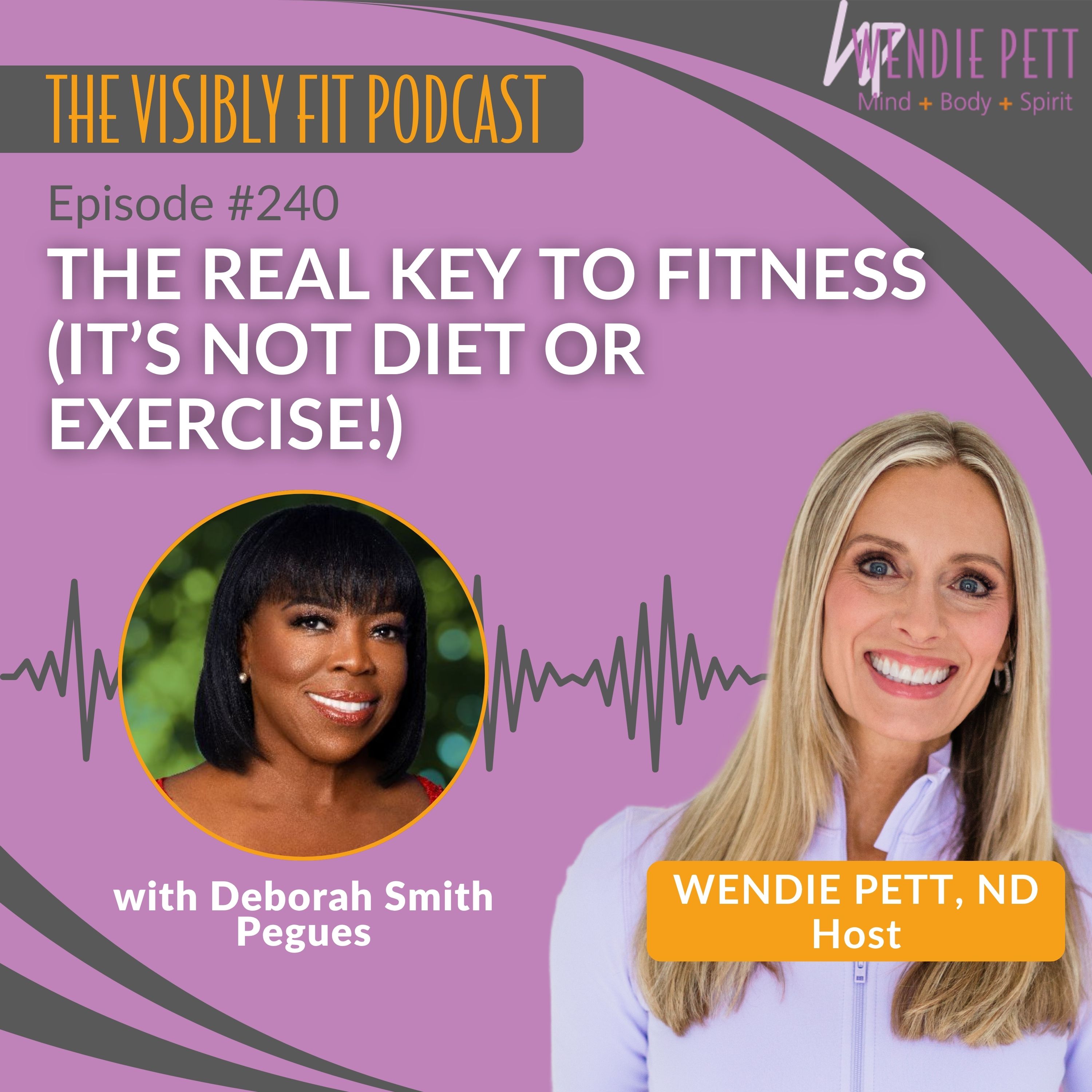 Episode 240: The REAL Key to Fitness (It’s Not Diet or Exercise!) with Deborah Smith Pegues episode artwork