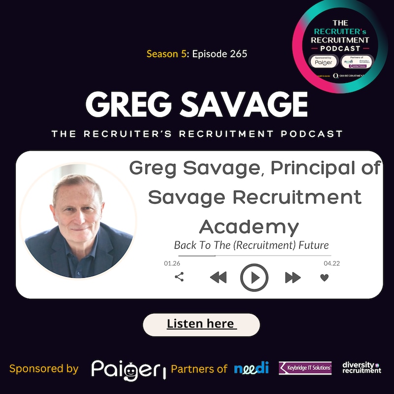 Artwork for podcast The Recruiter's Recruitment Podcast