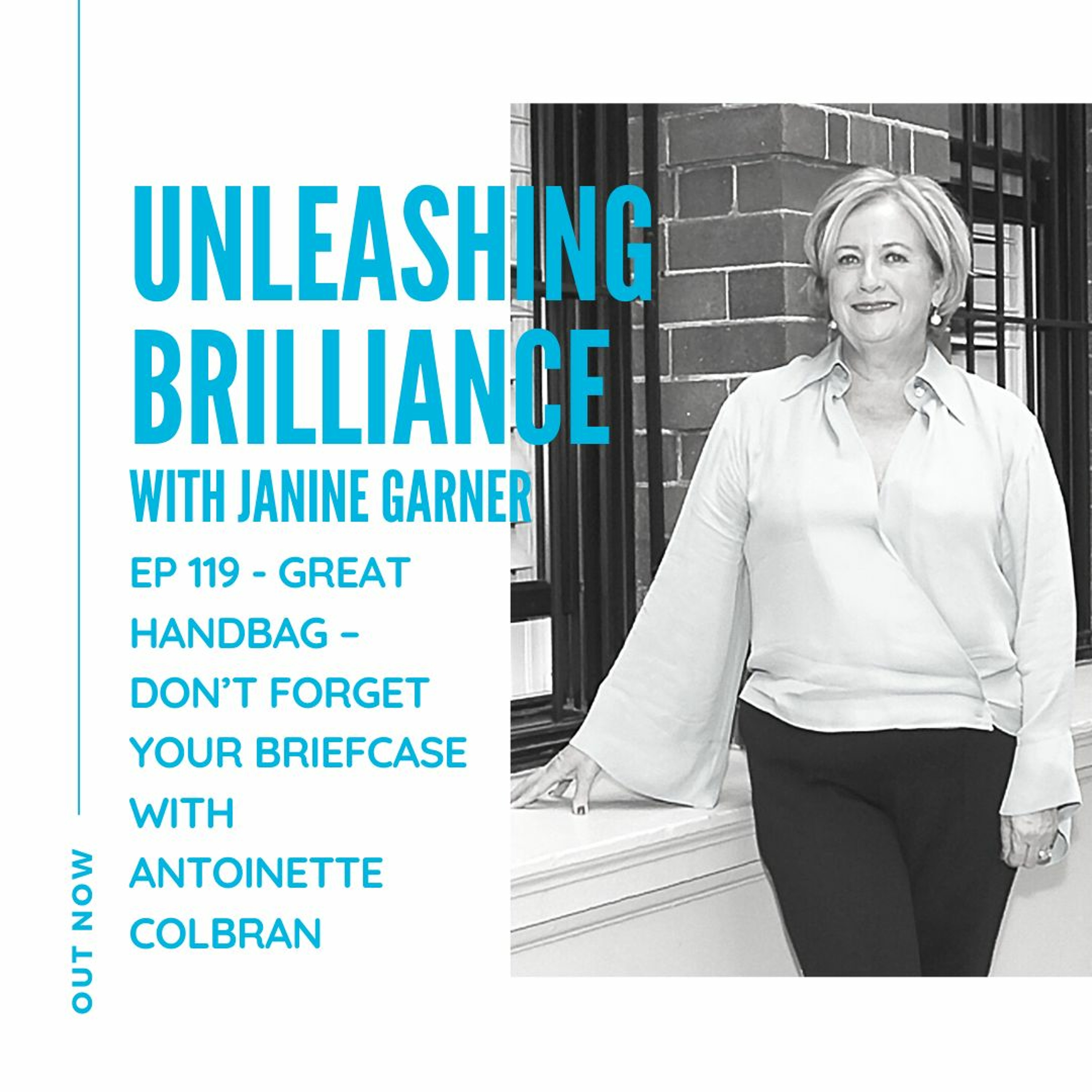 Ep 119 - Great Handbag – don’t forget your Briefcase with Antoinette Colbran