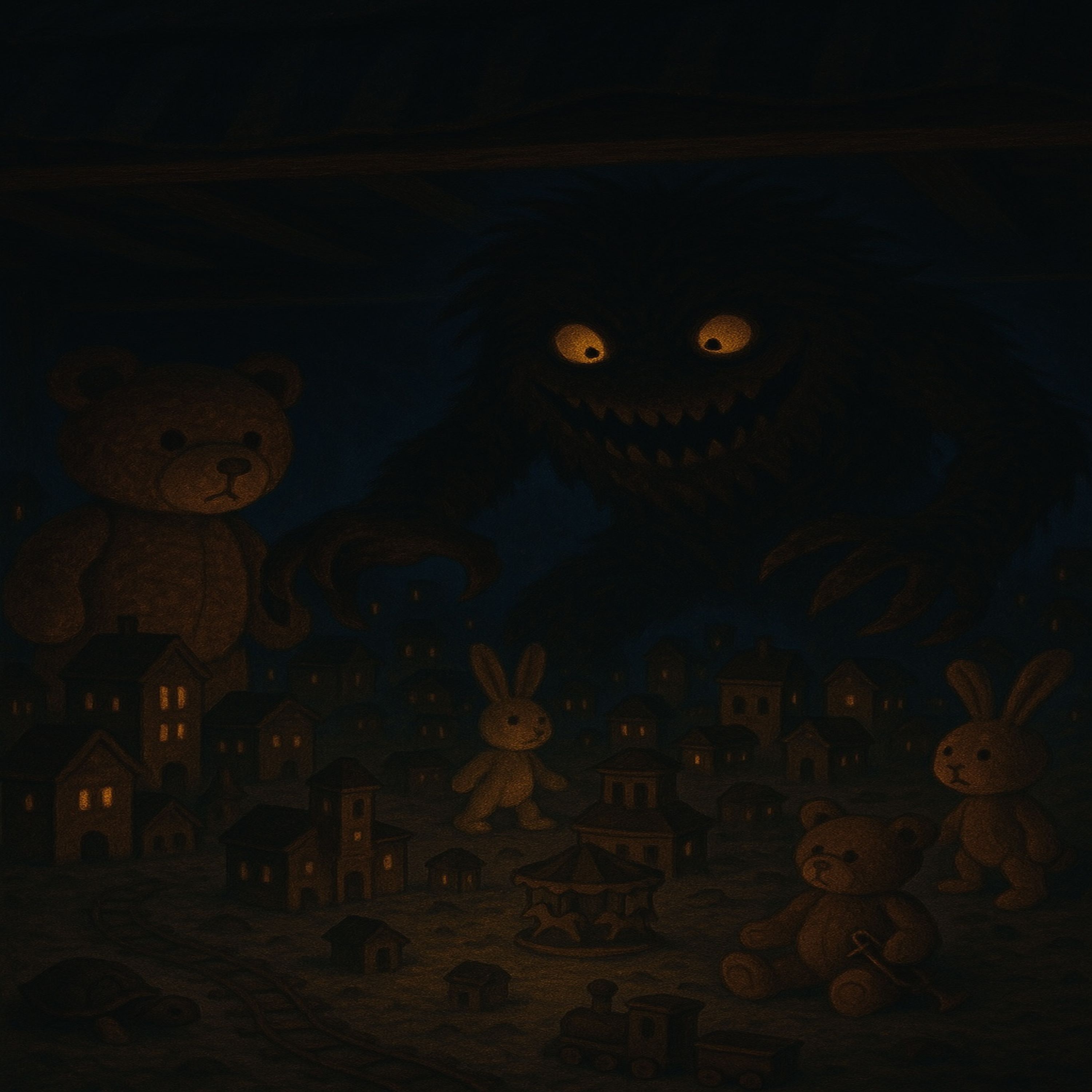 🛌 UNDER the BED: The BOOGIE MAN Awakens — A Dark Toy City Ambience Story