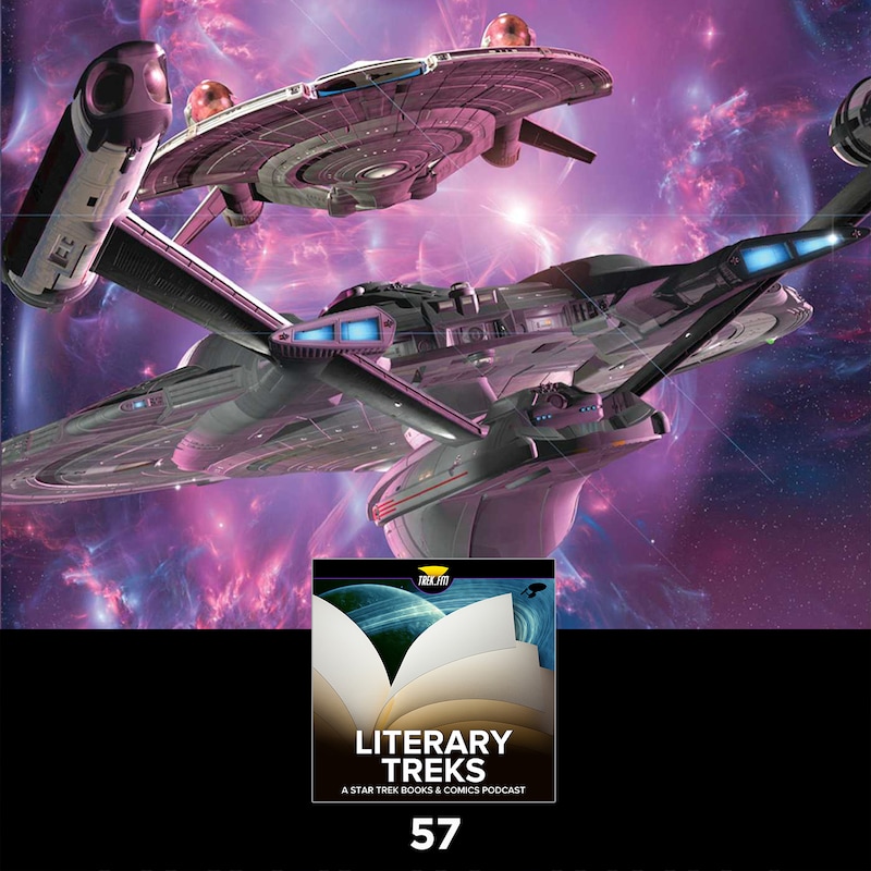 Artwork for podcast Literary Treks: A Star Trek Books and Comics Podcast