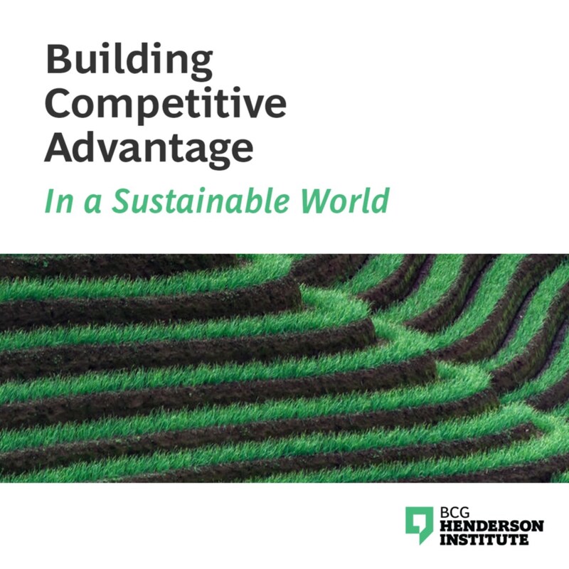 Artwork for podcast Building Competitive Advantage in a Sustainable World