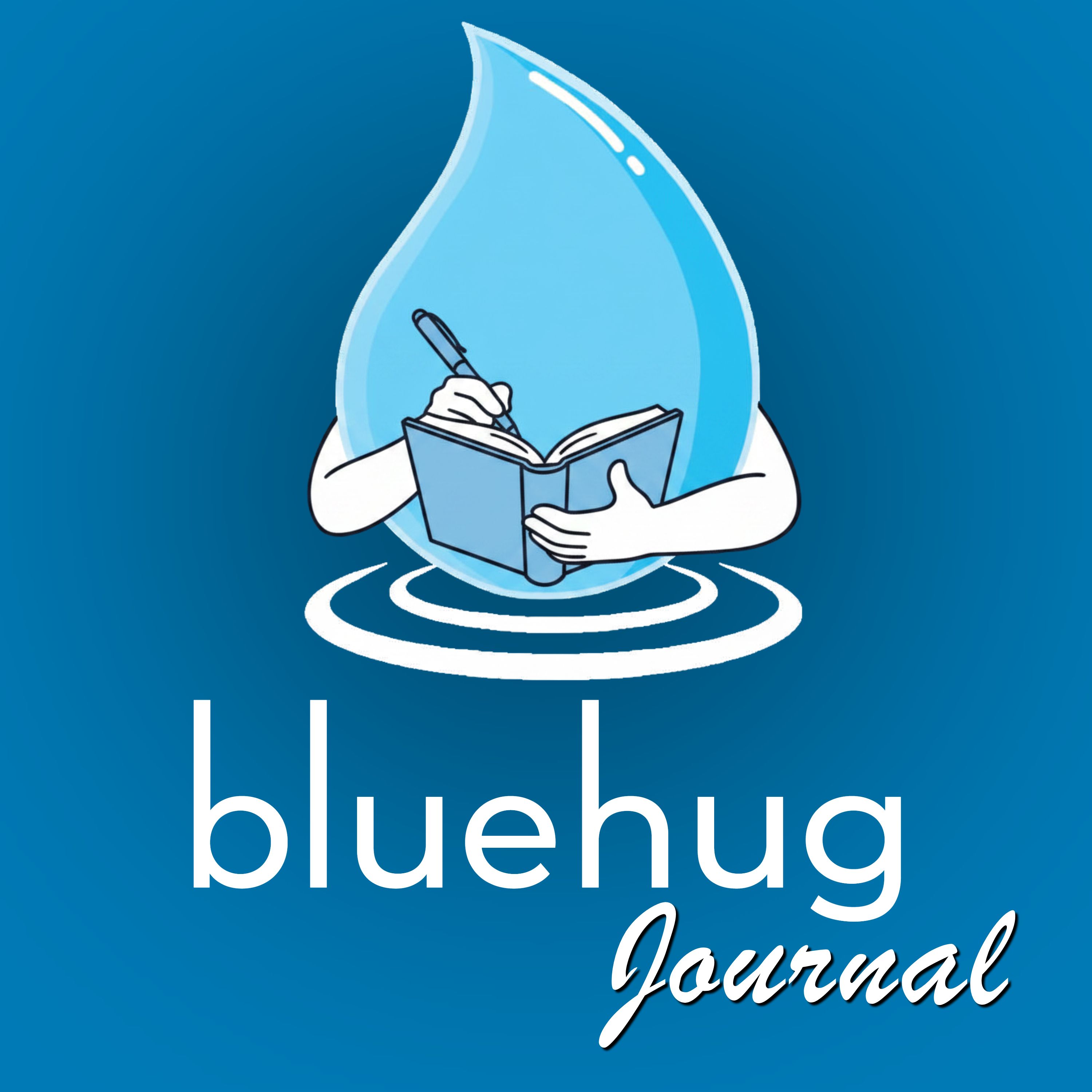 The Blue Hug Journal's artwork