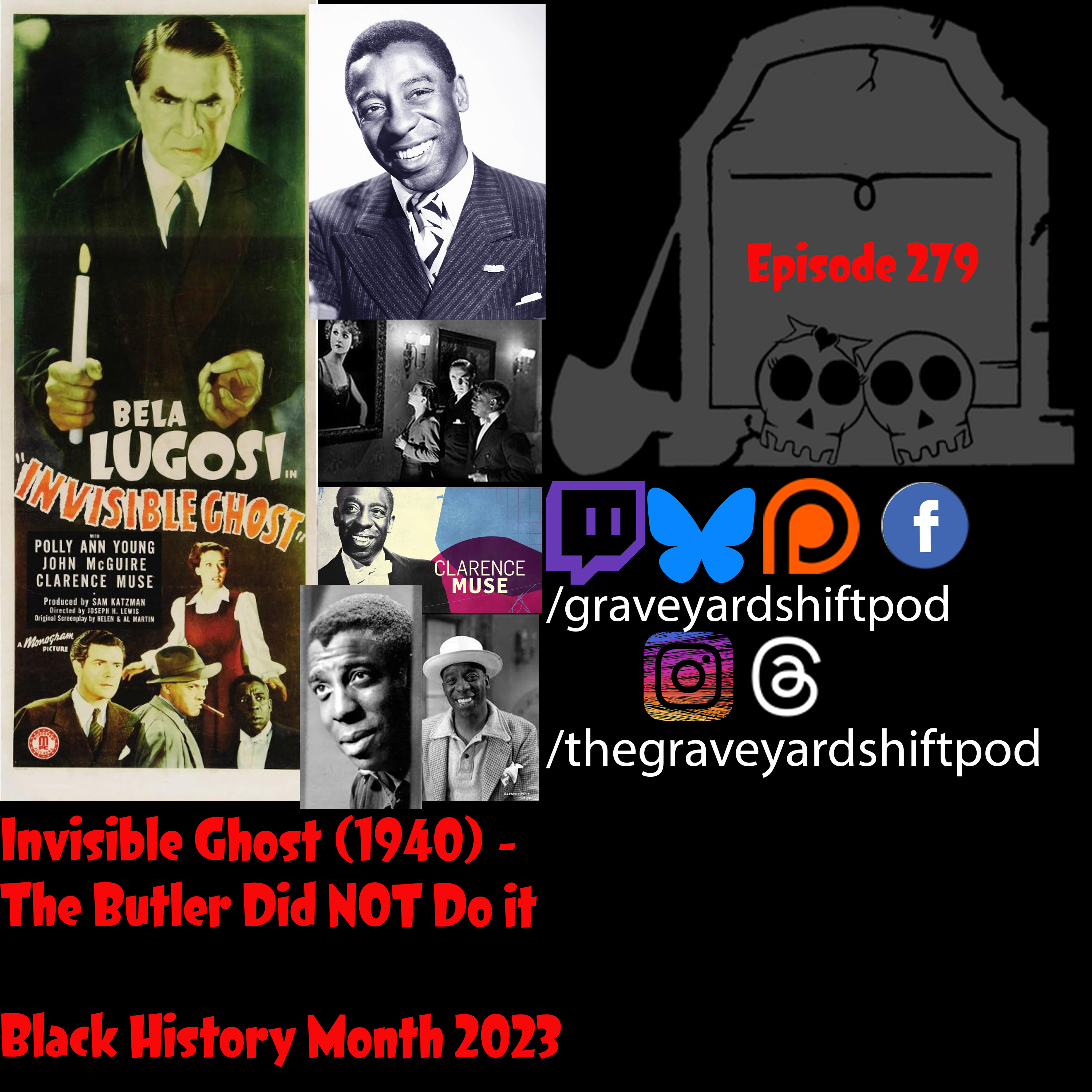 Invisible Ghost (1940) - The Butler Did NOT Do It - Black History Month 2023