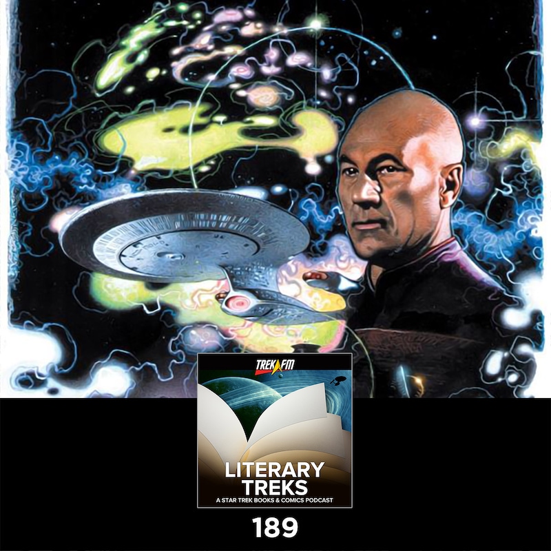 Artwork for podcast Literary Treks: A Star Trek Books and Comics Podcast