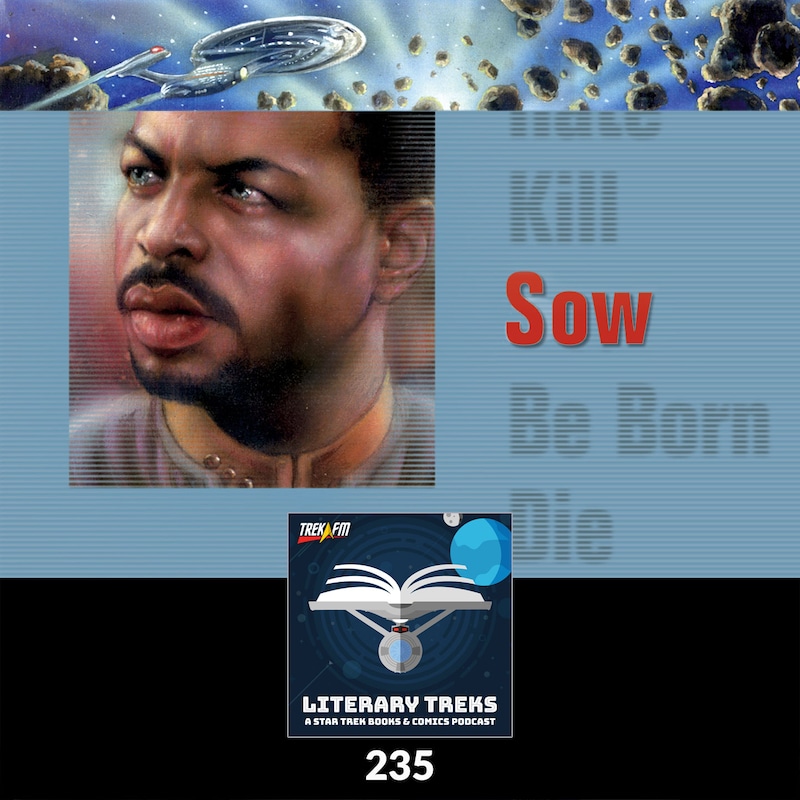 Artwork for podcast Literary Treks: A Star Trek Books and Comics Podcast
