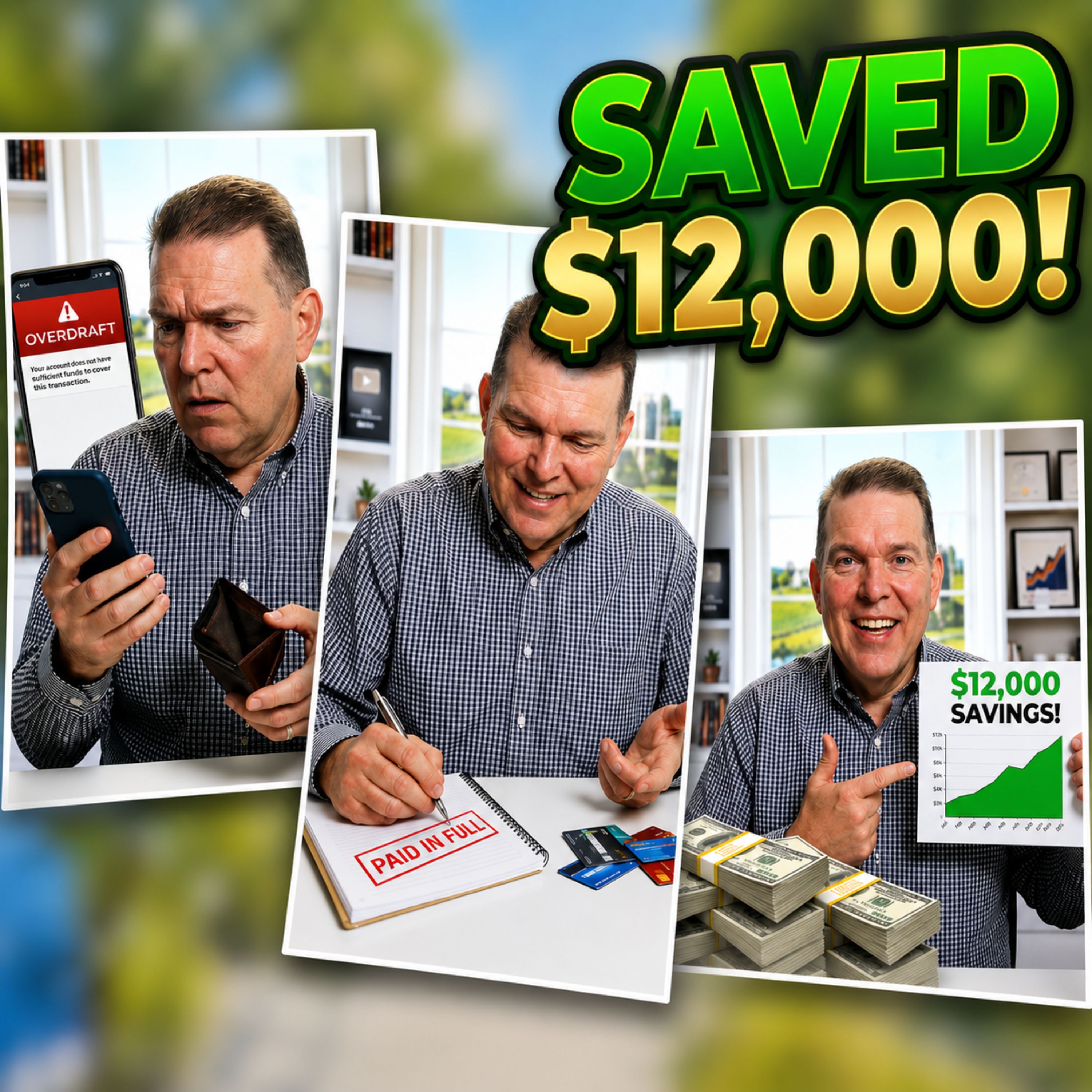How I Went From Overdrafting Every Month to $12,000 in Savings