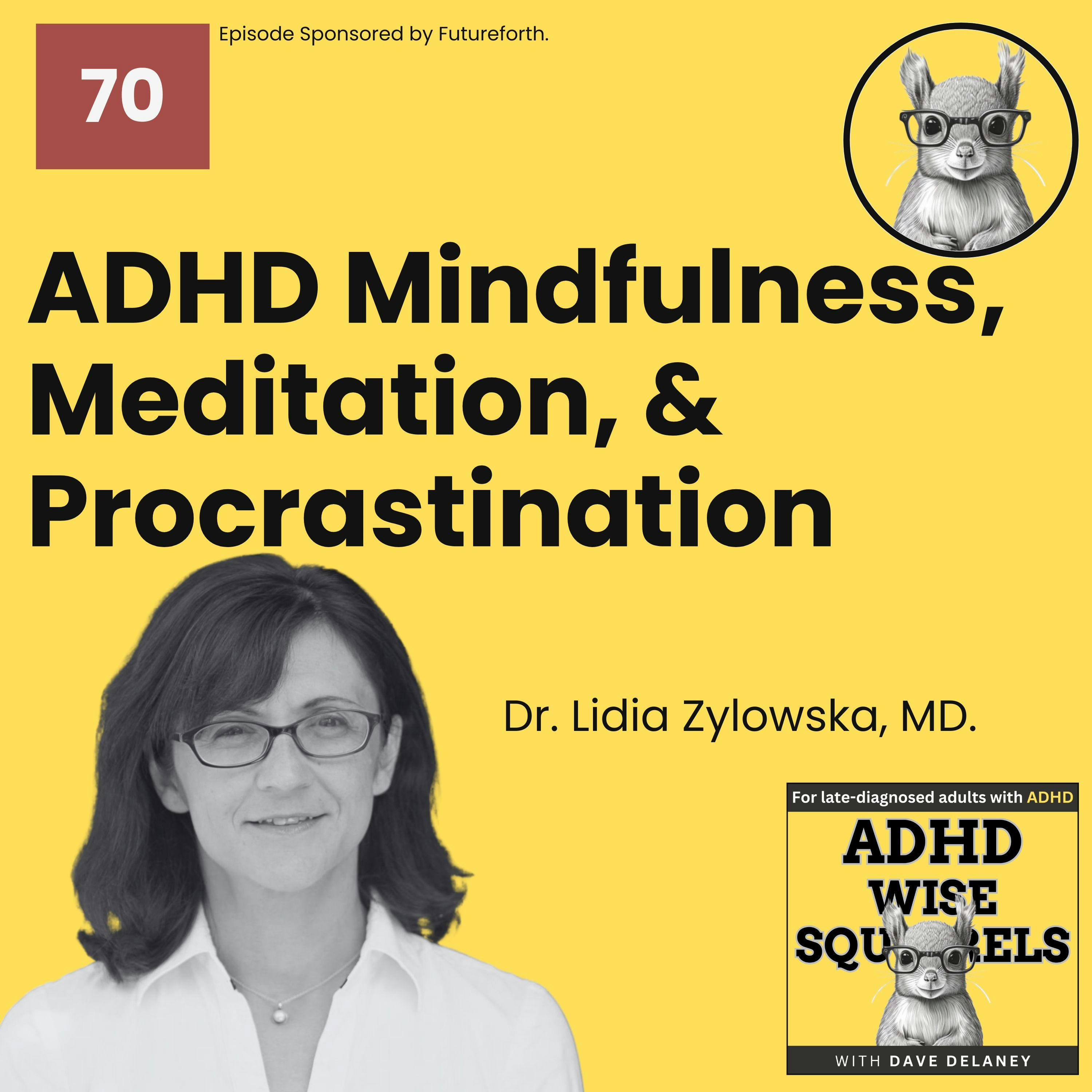 Mindfulness, Meditation, and Procrastination with Dr. Lidia Zylowska, MD. (Replay) episode artwork