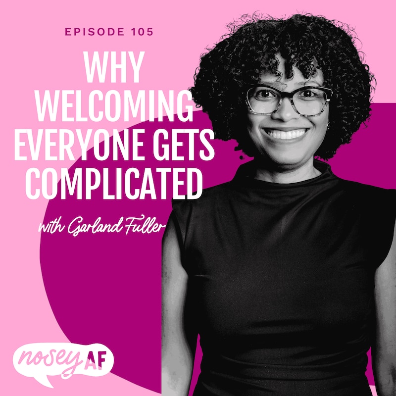 Artwork for podcast noseyAF: Conversations about Art, Activism, and Social Change