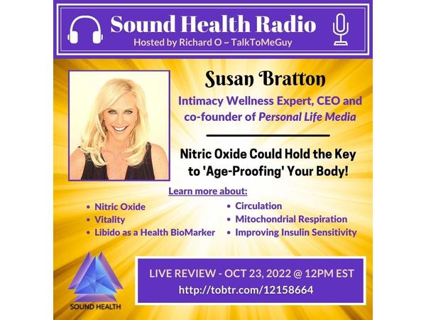 Susan Bratton - Nitric Oxide Could Hold the Key to 'Age-Proofing' Your Body episode artwork