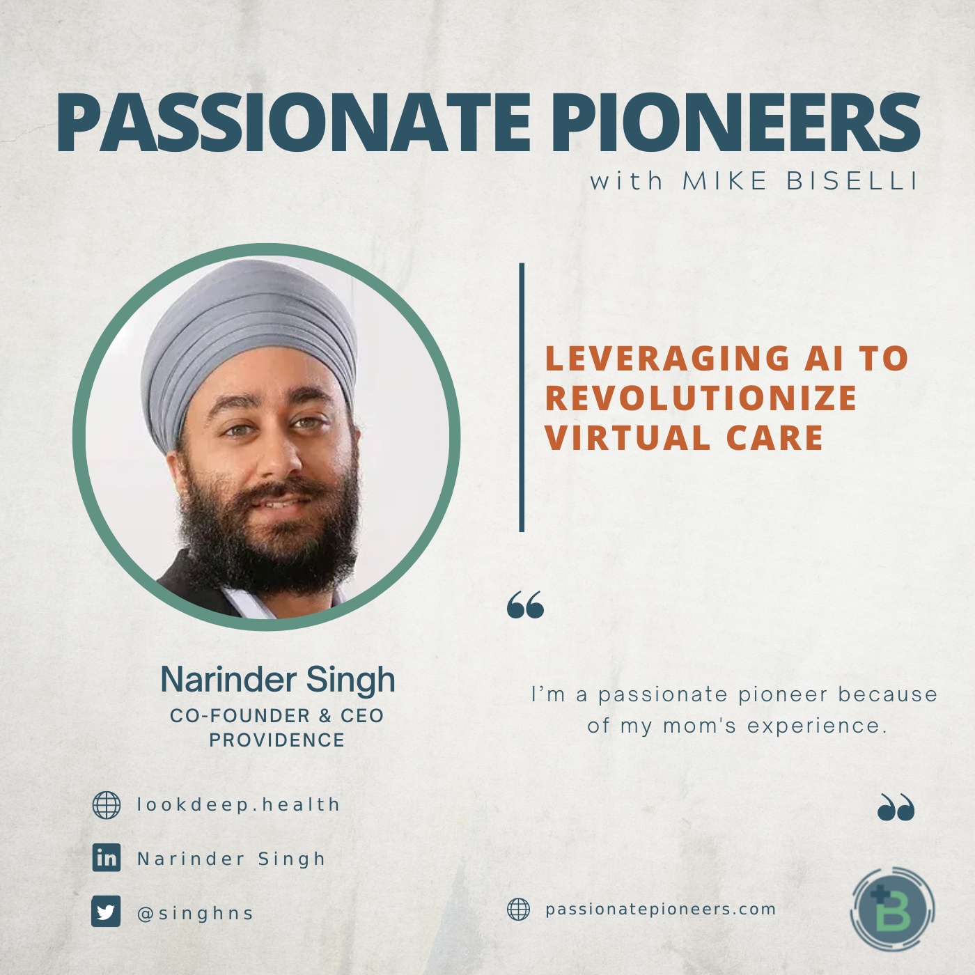 Leveraging AI to Revolutionize Virtual Care with Narinder Singh