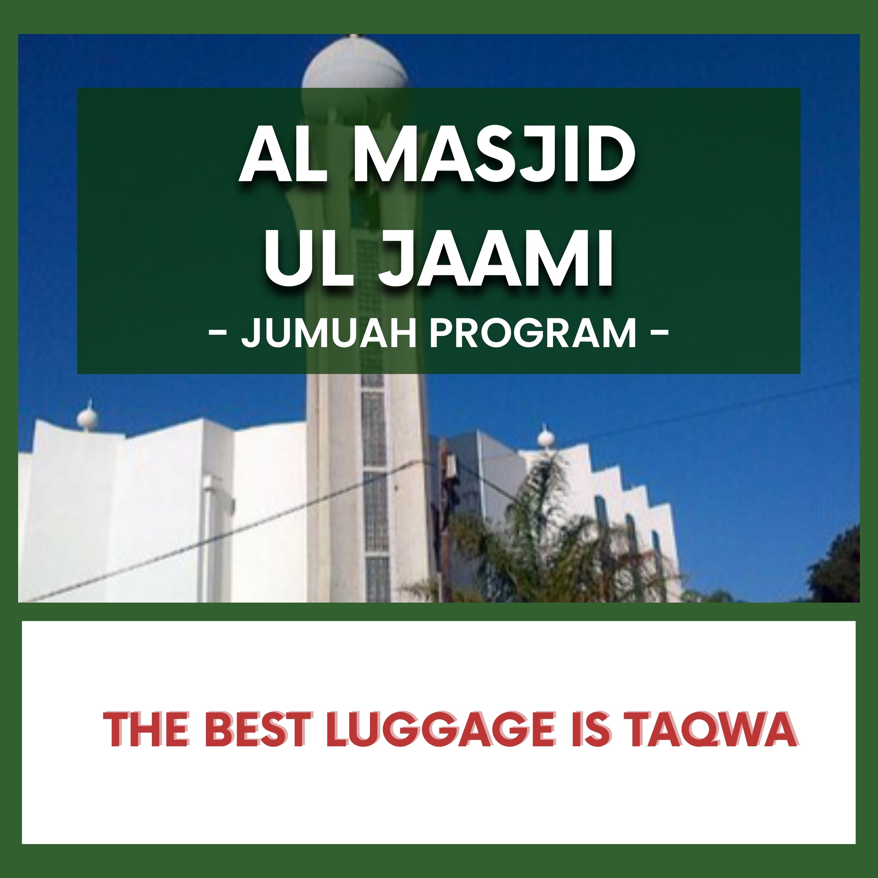 The Best Luggage Is Taqwa episode artwork