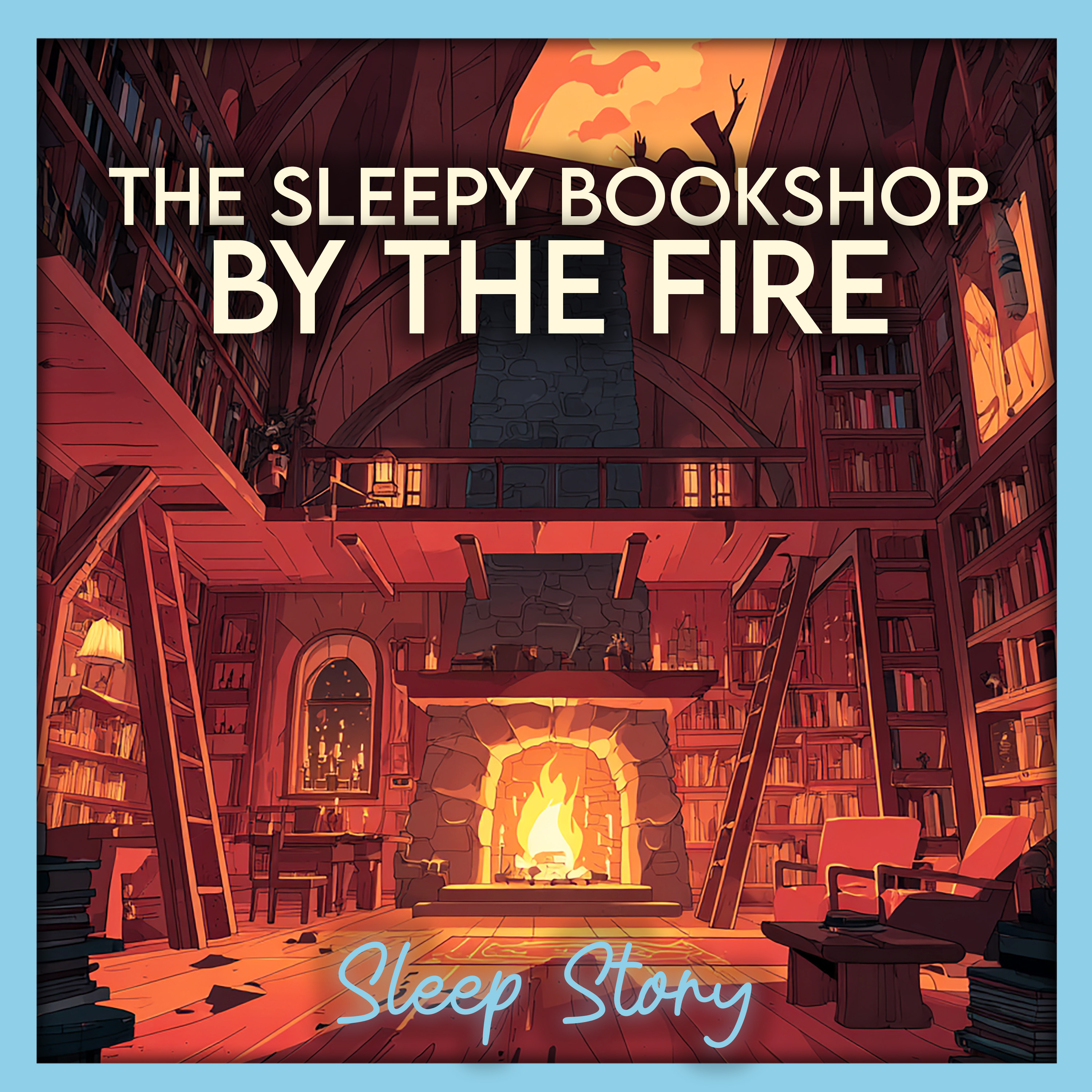 💤 The Fireside Bookshop | Cozy Sleep Story for Grown Ups • Deep Sleep, Relaxing Bedtime Story