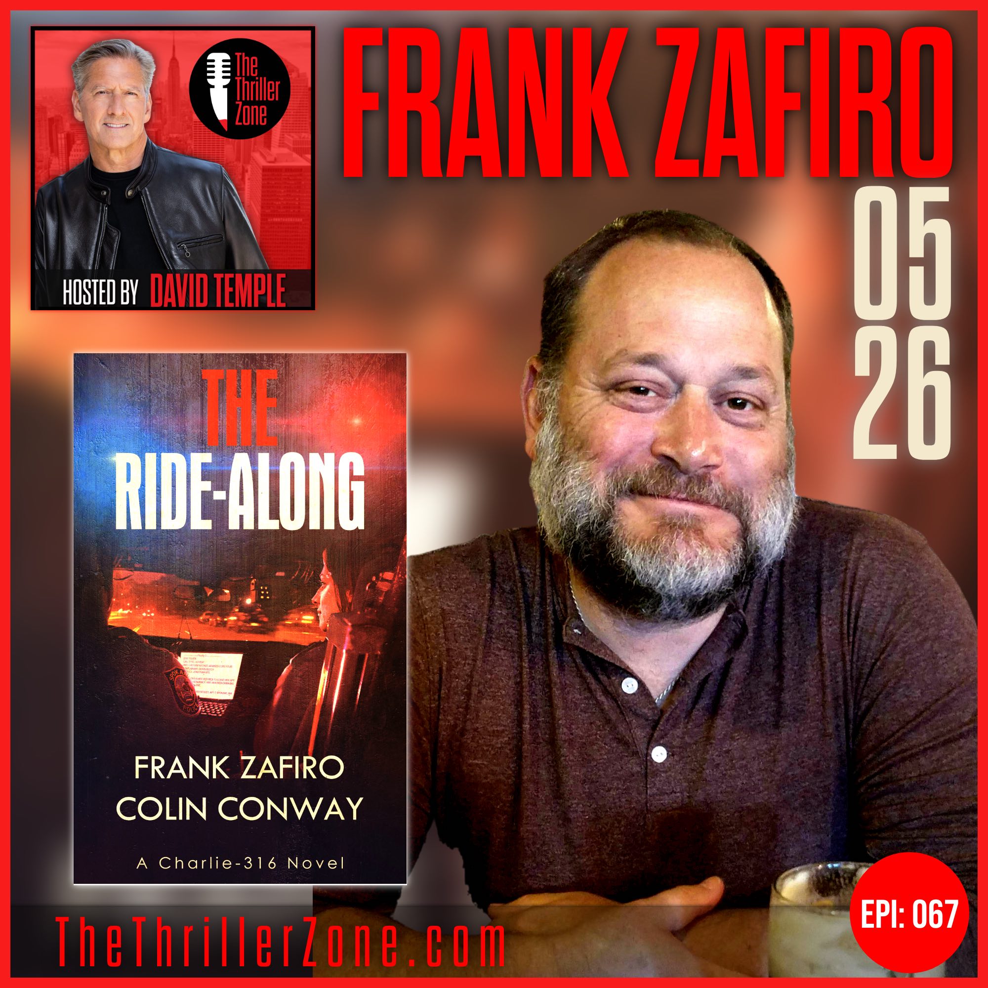 Frank Zafiro, author of The Ride Along