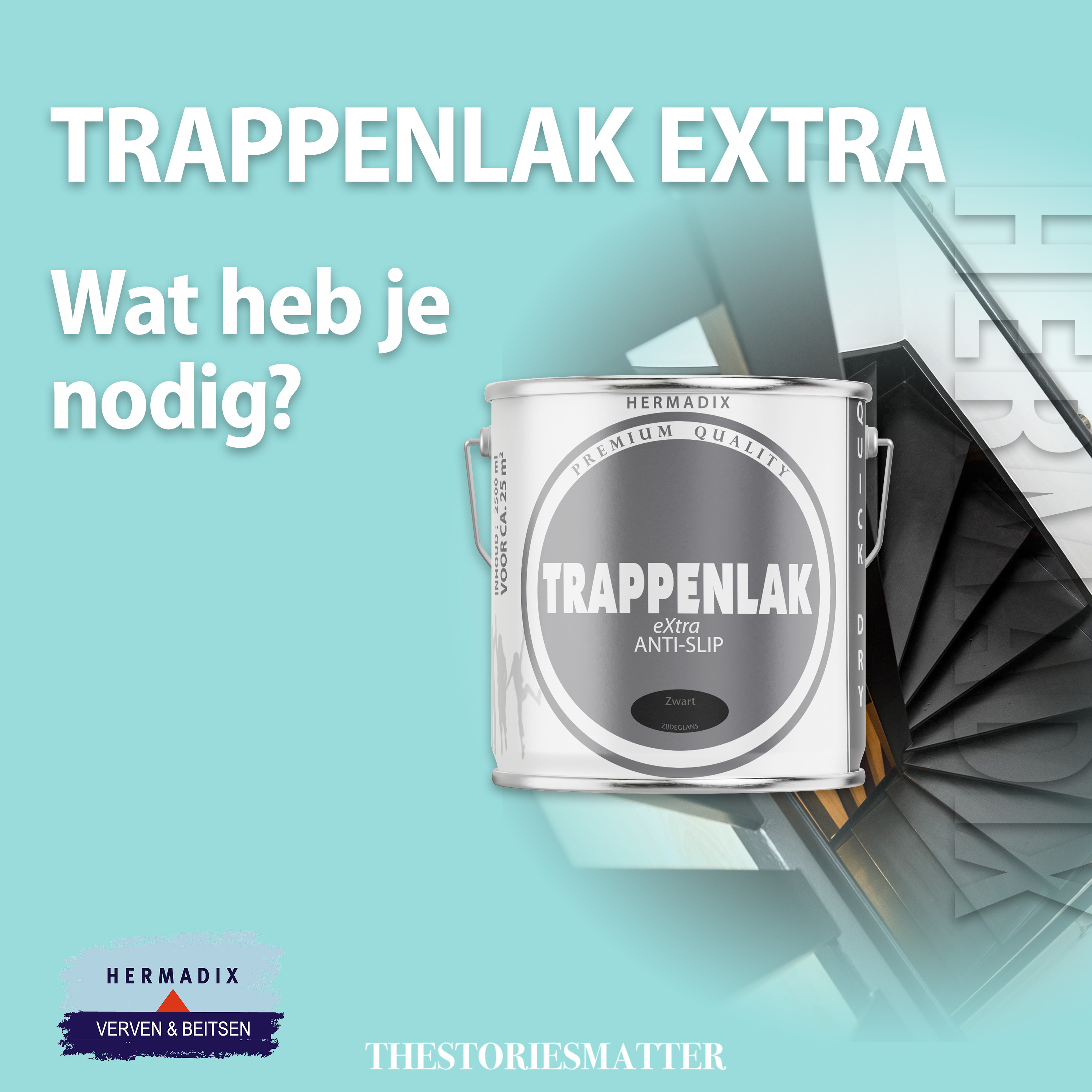 Wat nodig? - Trappenlak Extra Anti Slip
