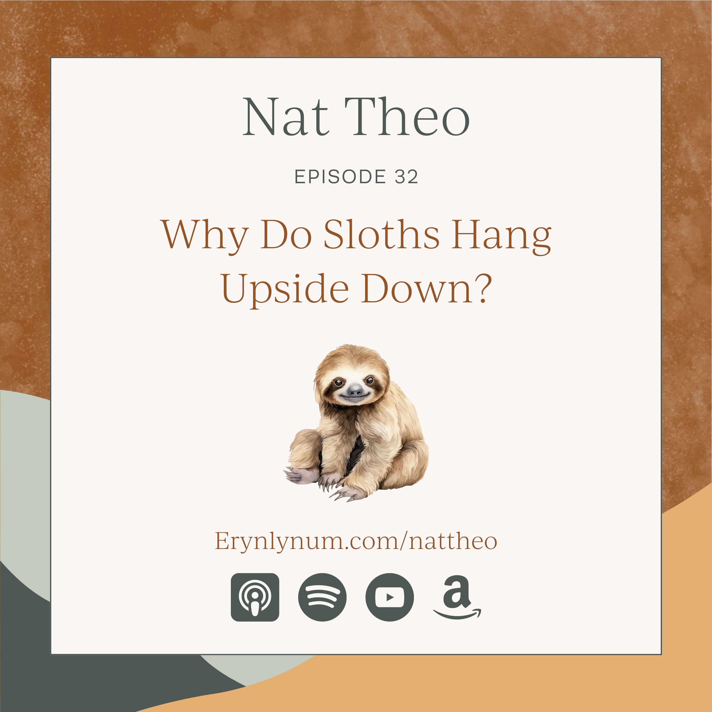 Why Do Sloths Hang Upside Down? Episode 32