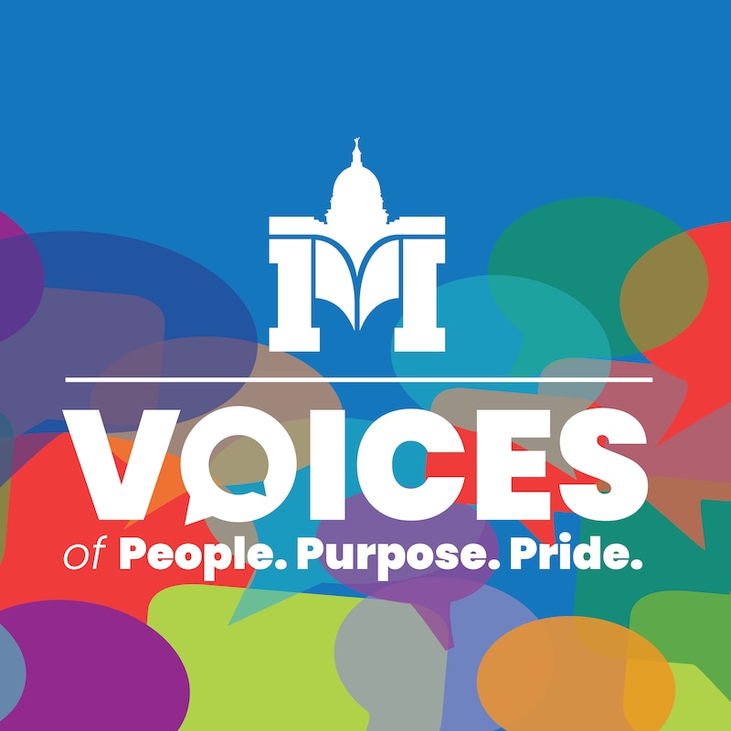 Artwork for podcast Voices of People. Purpose. Pride.