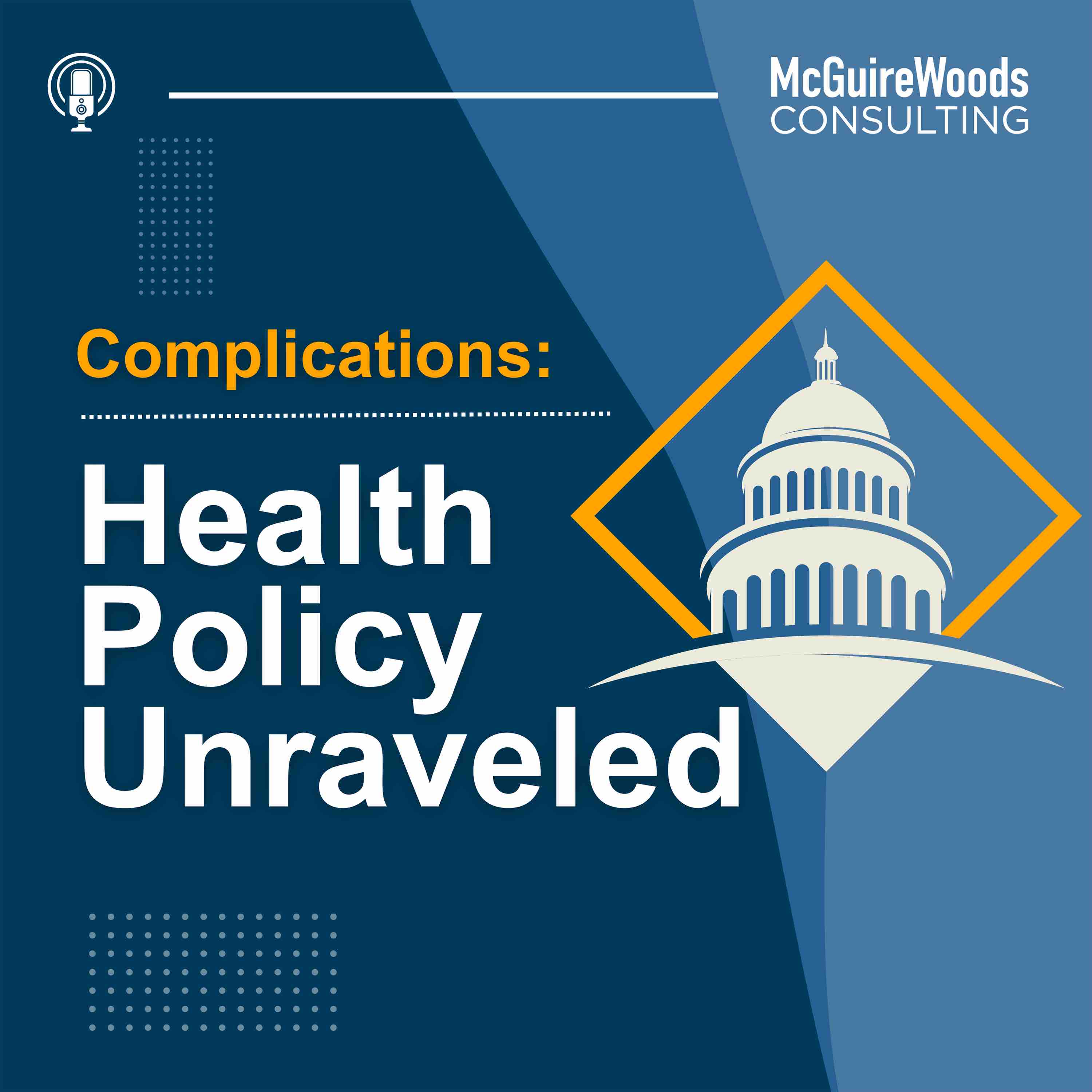 Artwork for podcast Complications: Health Policy Unraveled