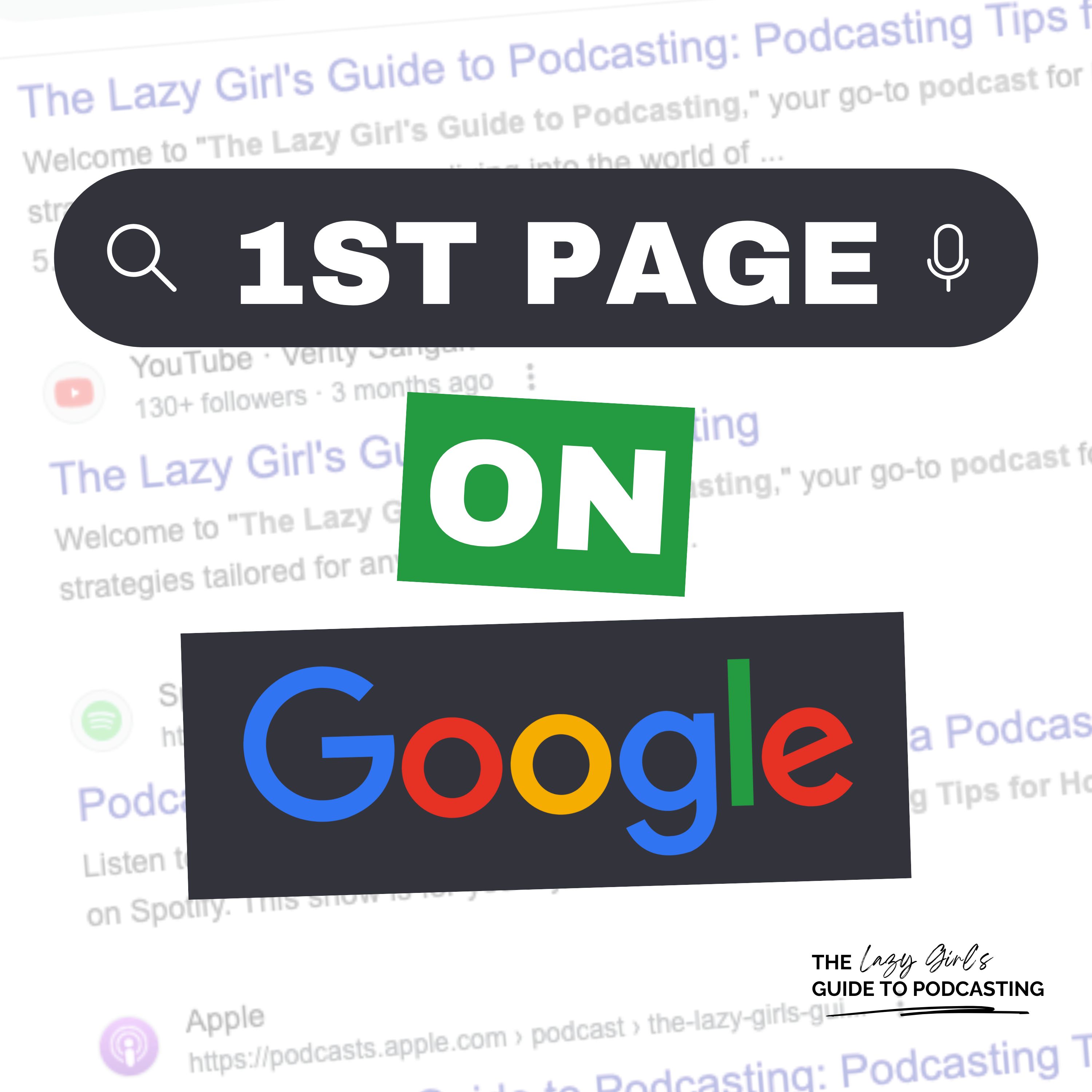 Ep 107: 5 Ways to Boost Your Podcast's Google Ranking