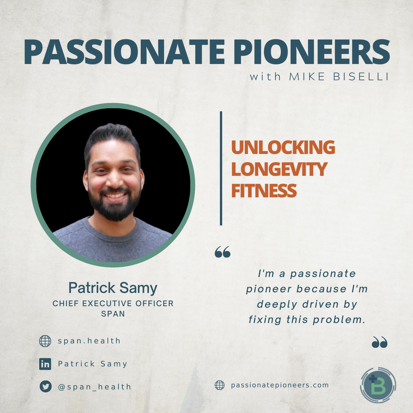 Unlocking Longevity Fitness with Patrick Samy