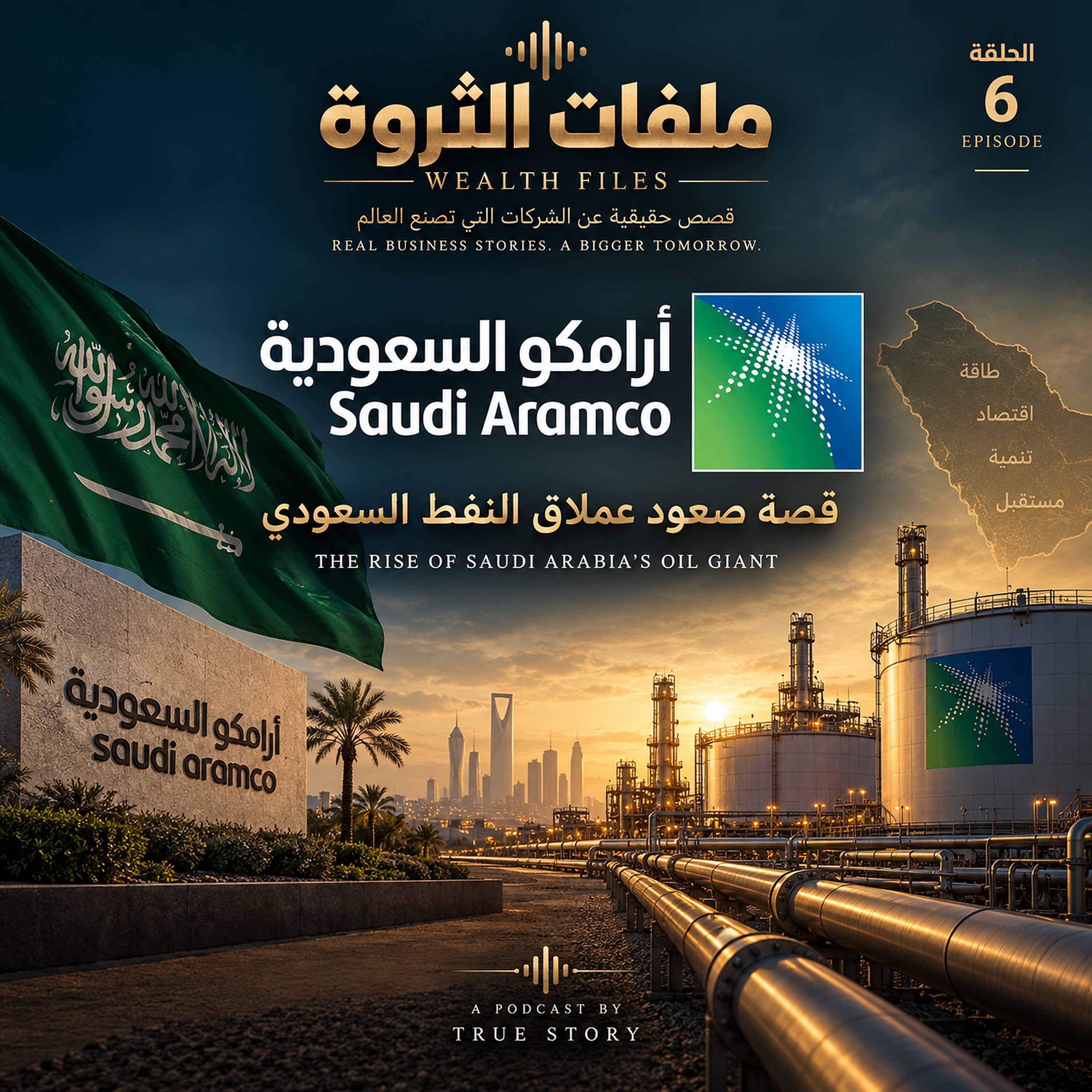 أرامكو السعودية Saudi Aramco: قصة صعود عملاق النفط السعودي episode artwork