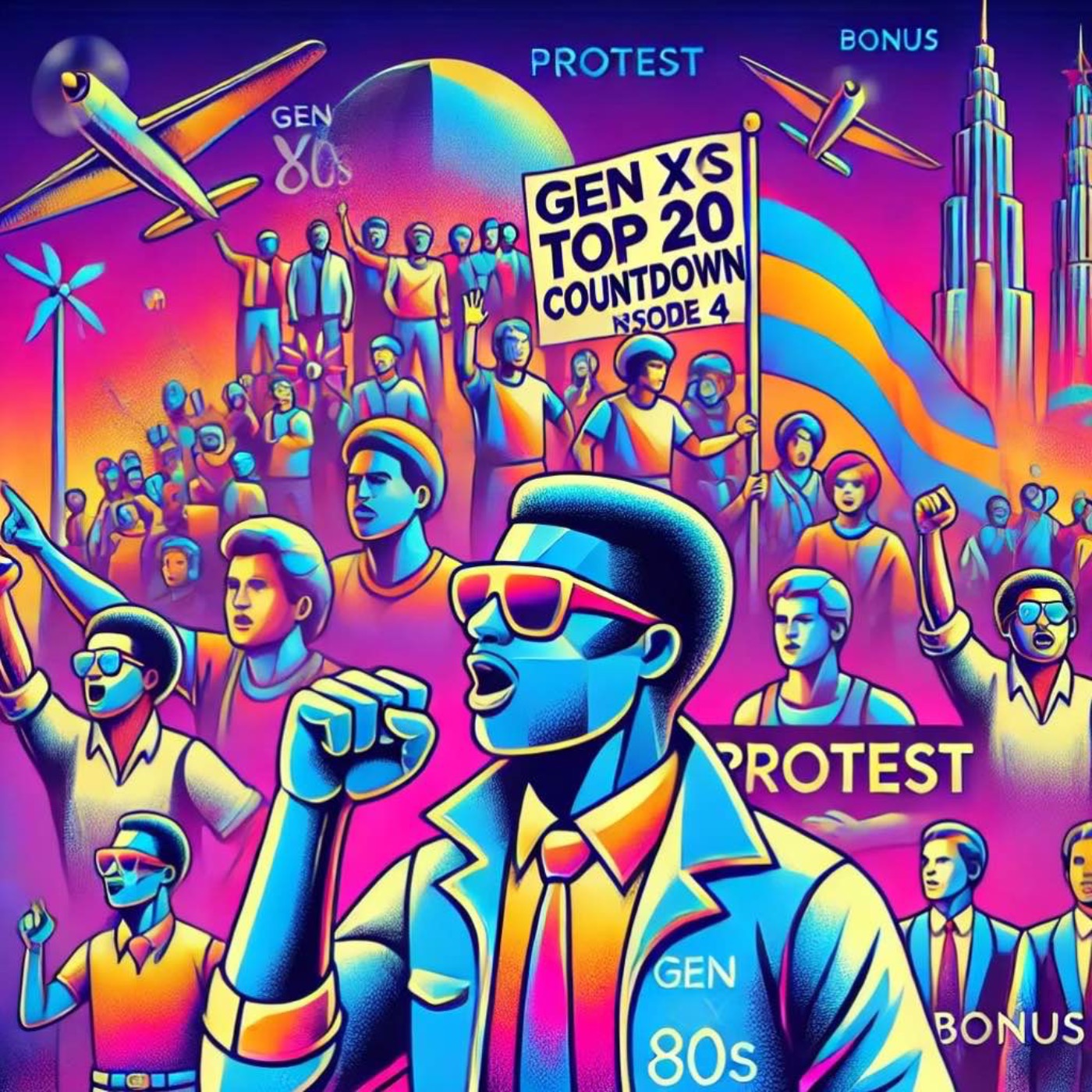 Gen X 80s Top 20 Countdown Bonus Episode 4: The Top 80 Protest Songs of the 80s