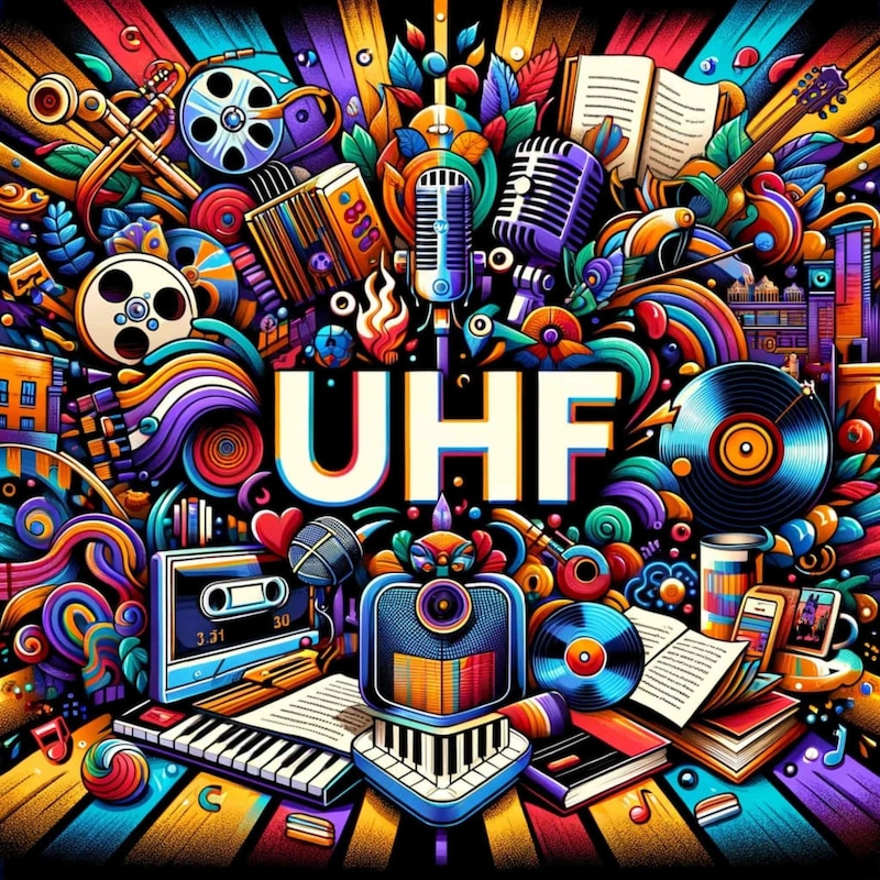 Artwork for podcast UHF. El Podcast