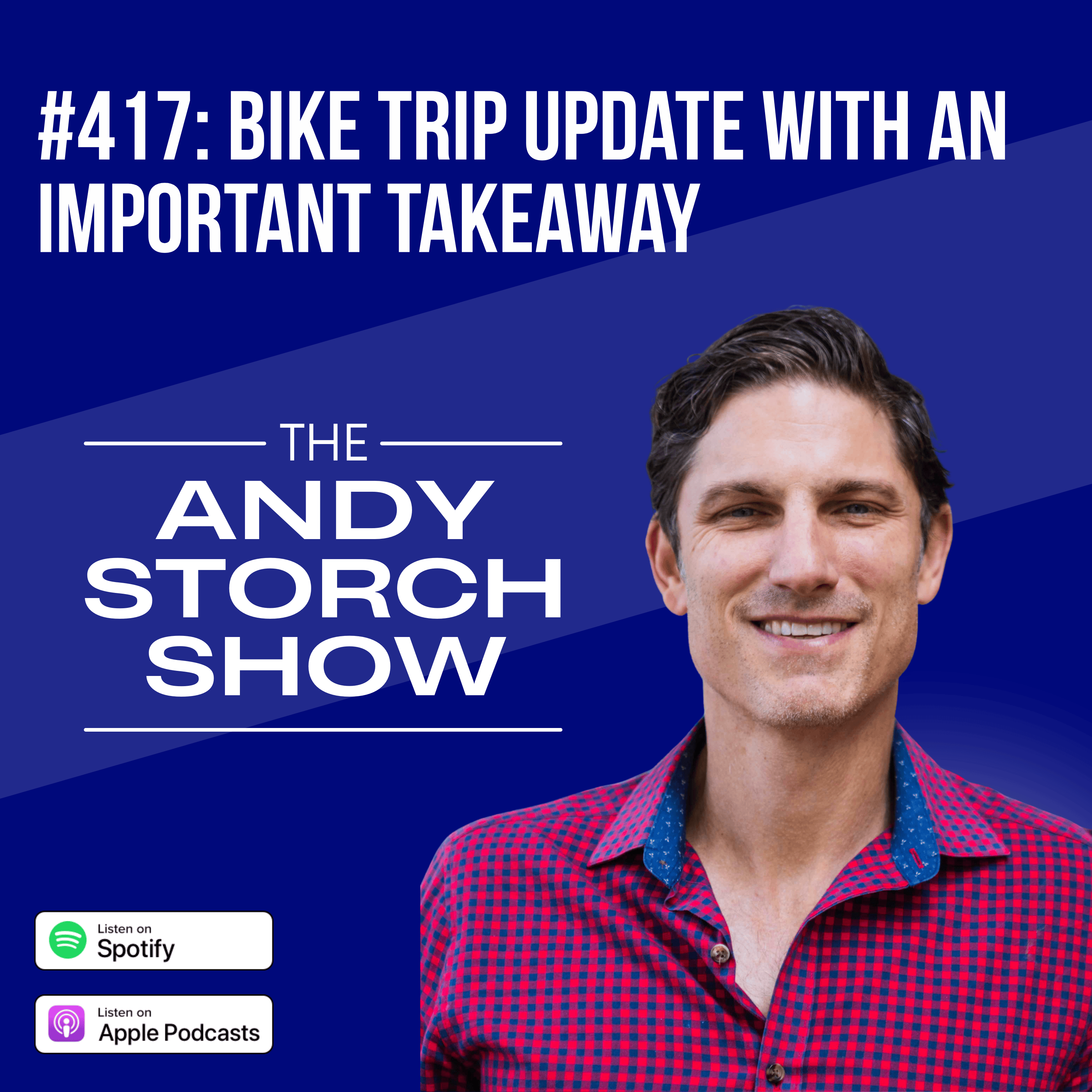 Bike trip update with an important takeaway episode artwork