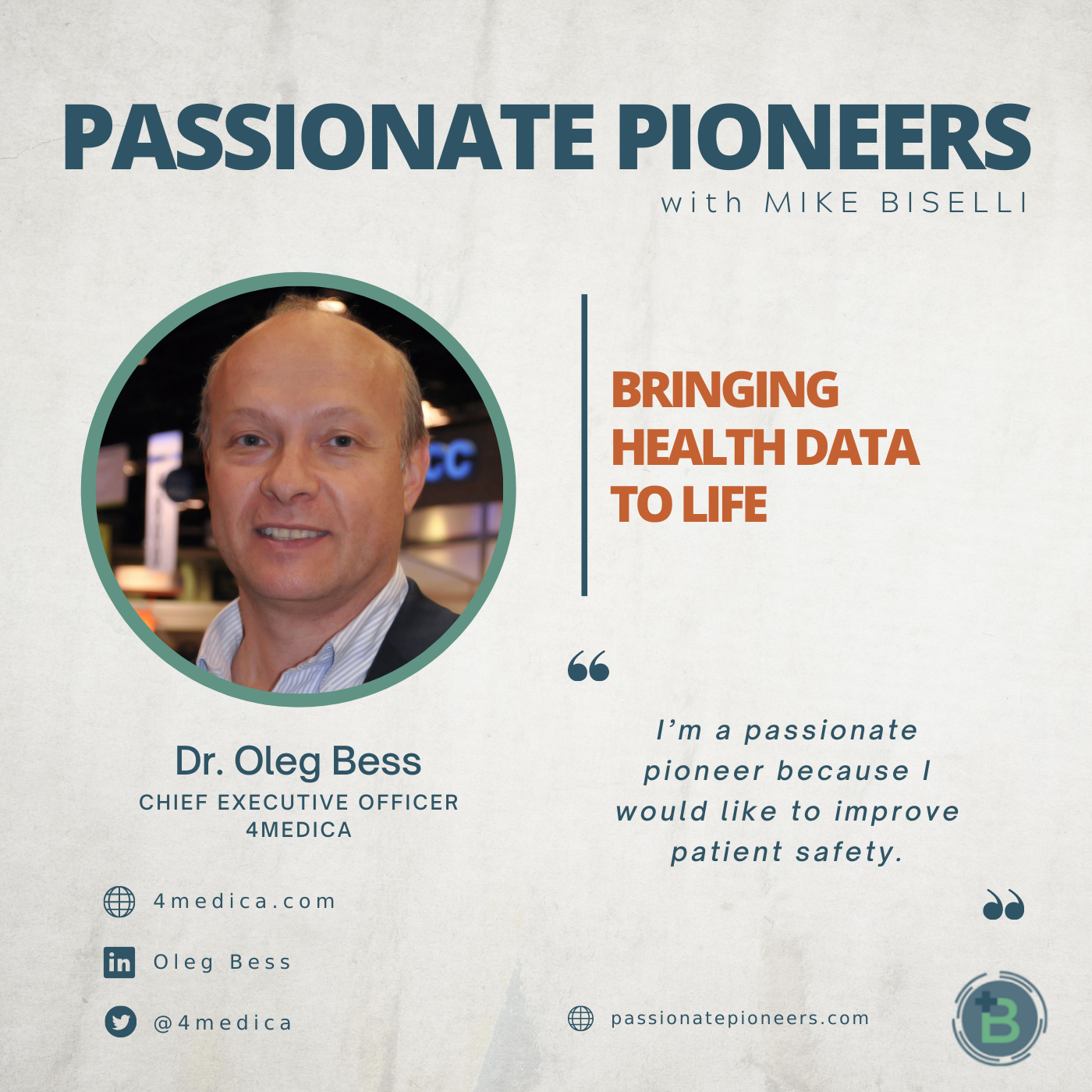 Artwork for podcast Passionate Pioneers with Mike Biselli
