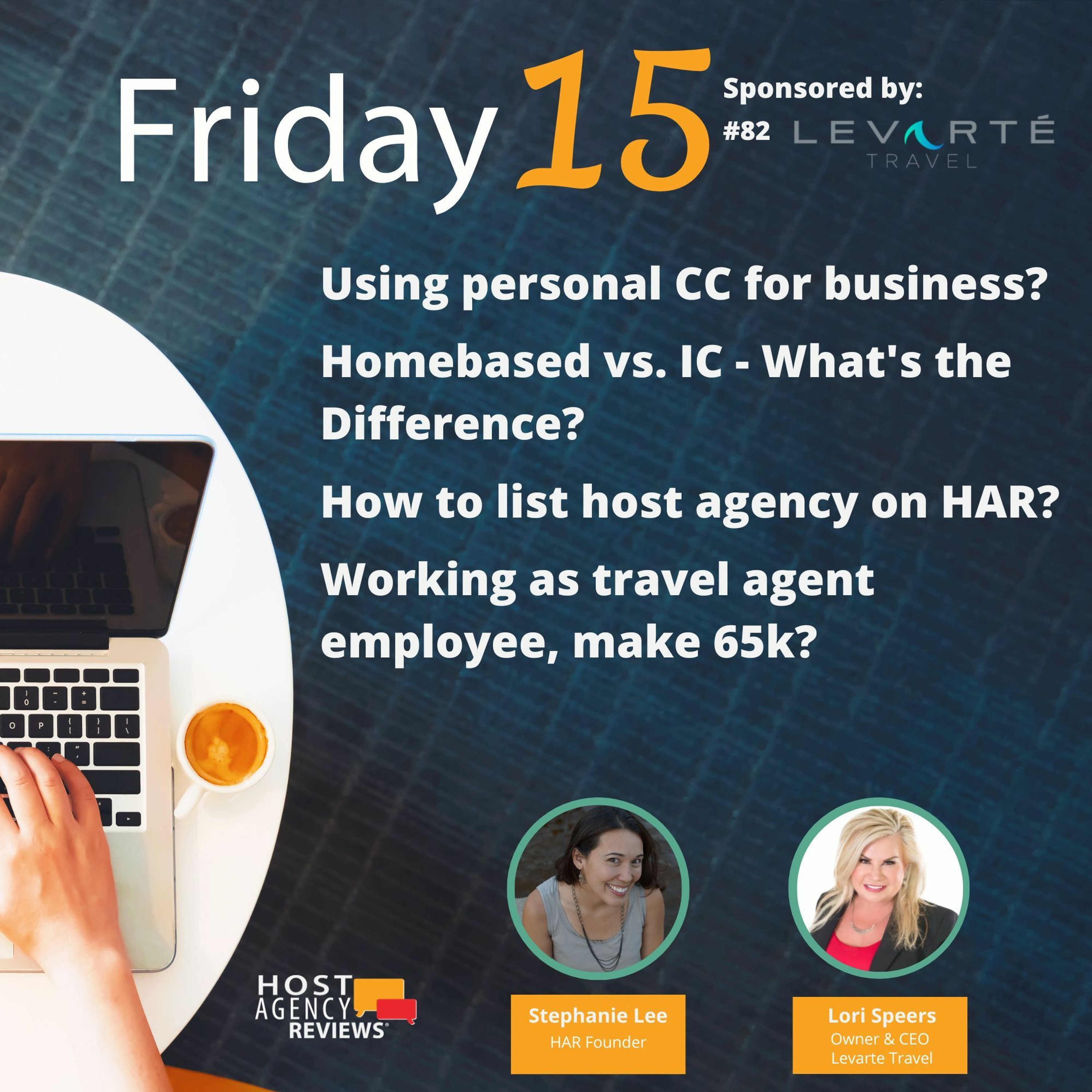 Personal CC for biz, Homebase vs. IC, Listing host agency on HAR, Working as TA employee