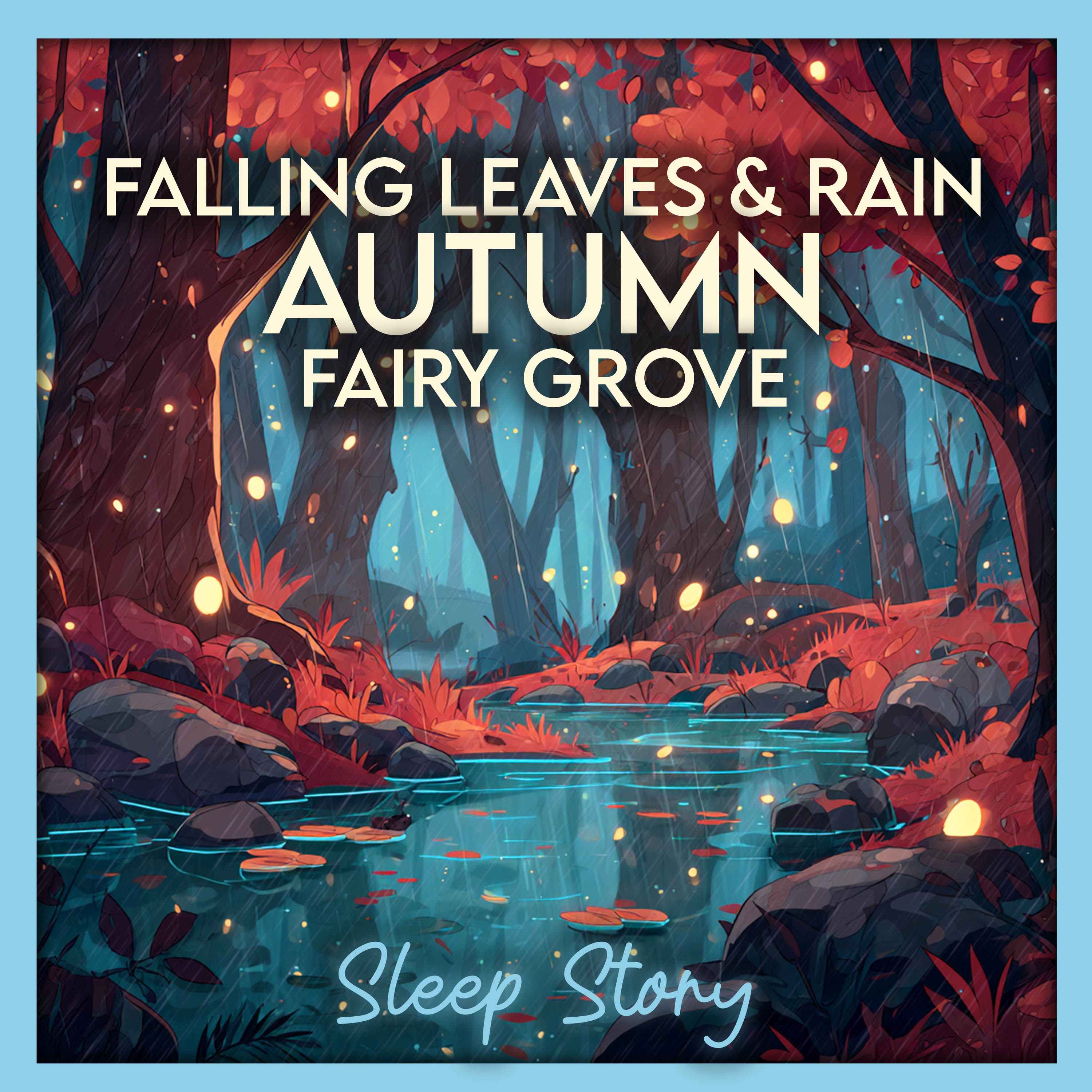 Autumn Fairy Grove Sleep Story – Gentle Rain & Enchanted Forest Calm