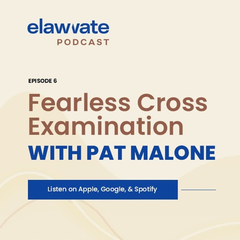 Artwork for podcast Elawvate: The Trial Lawyer Podcast